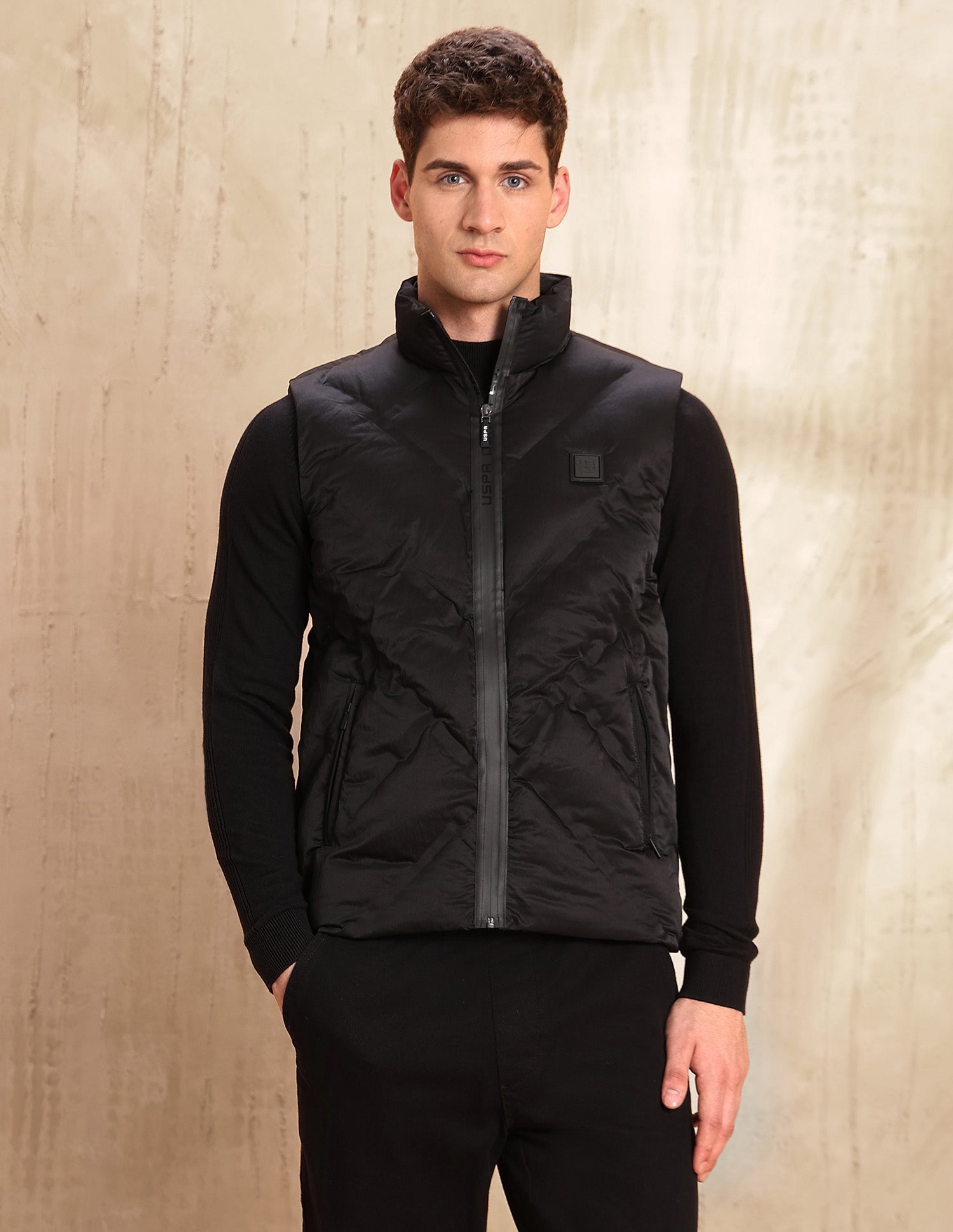 Legend Of Horseshoe Puffer Jacket Black - U.S. POLO ASSN. | Large