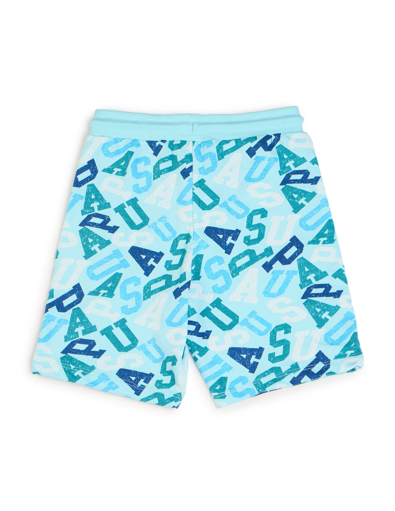 Boys Brand Printed Shorts Light Blue - U.S. POLO ASSN. | Large