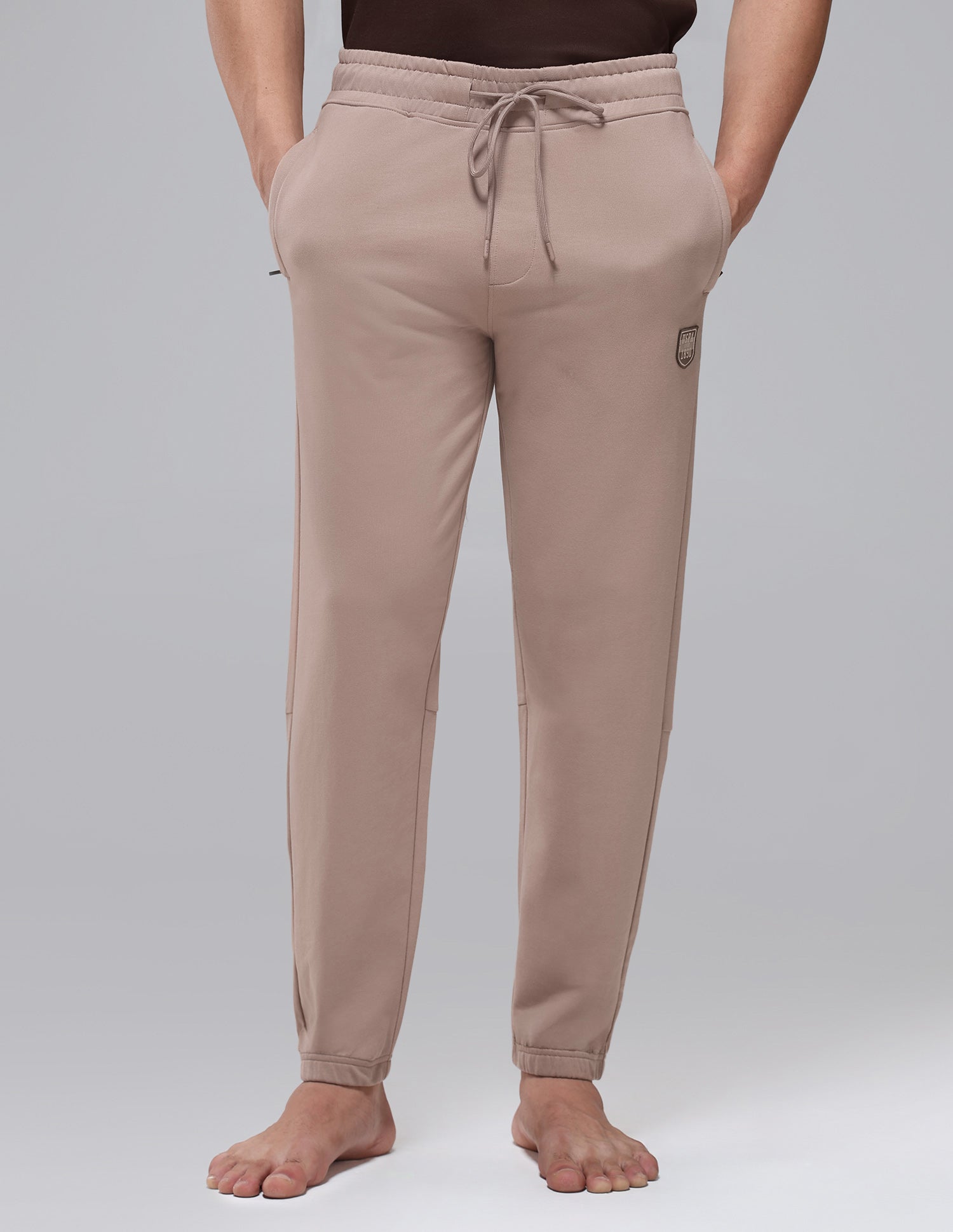 Baggy Fit Sturdy Fabric OR008 Lounge Track Pants Stucco - U.S. Polo Assn. India | Large