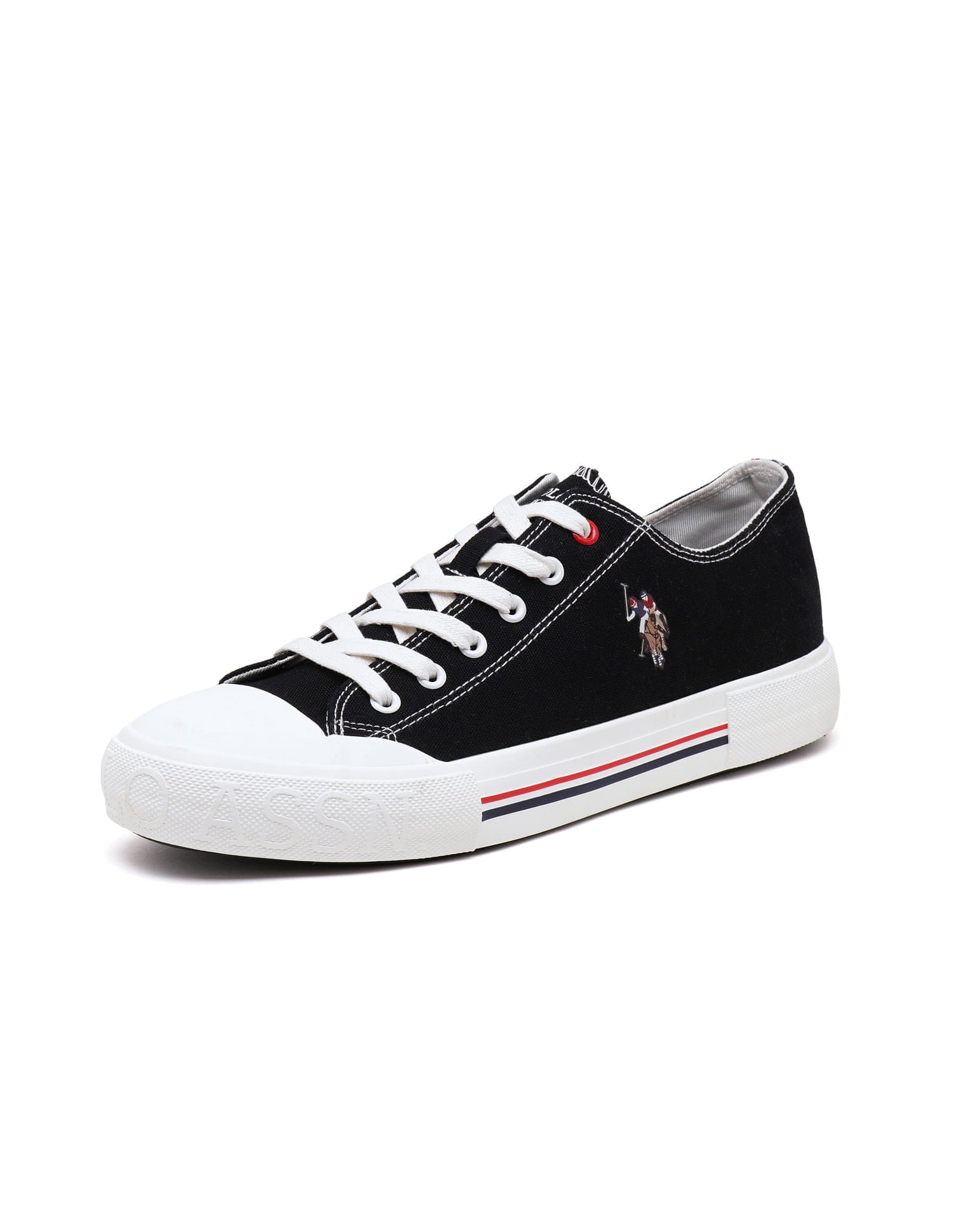 Men Drew 2.0 Solid Sneakers Black - U.S. Polo Assn. India | Large