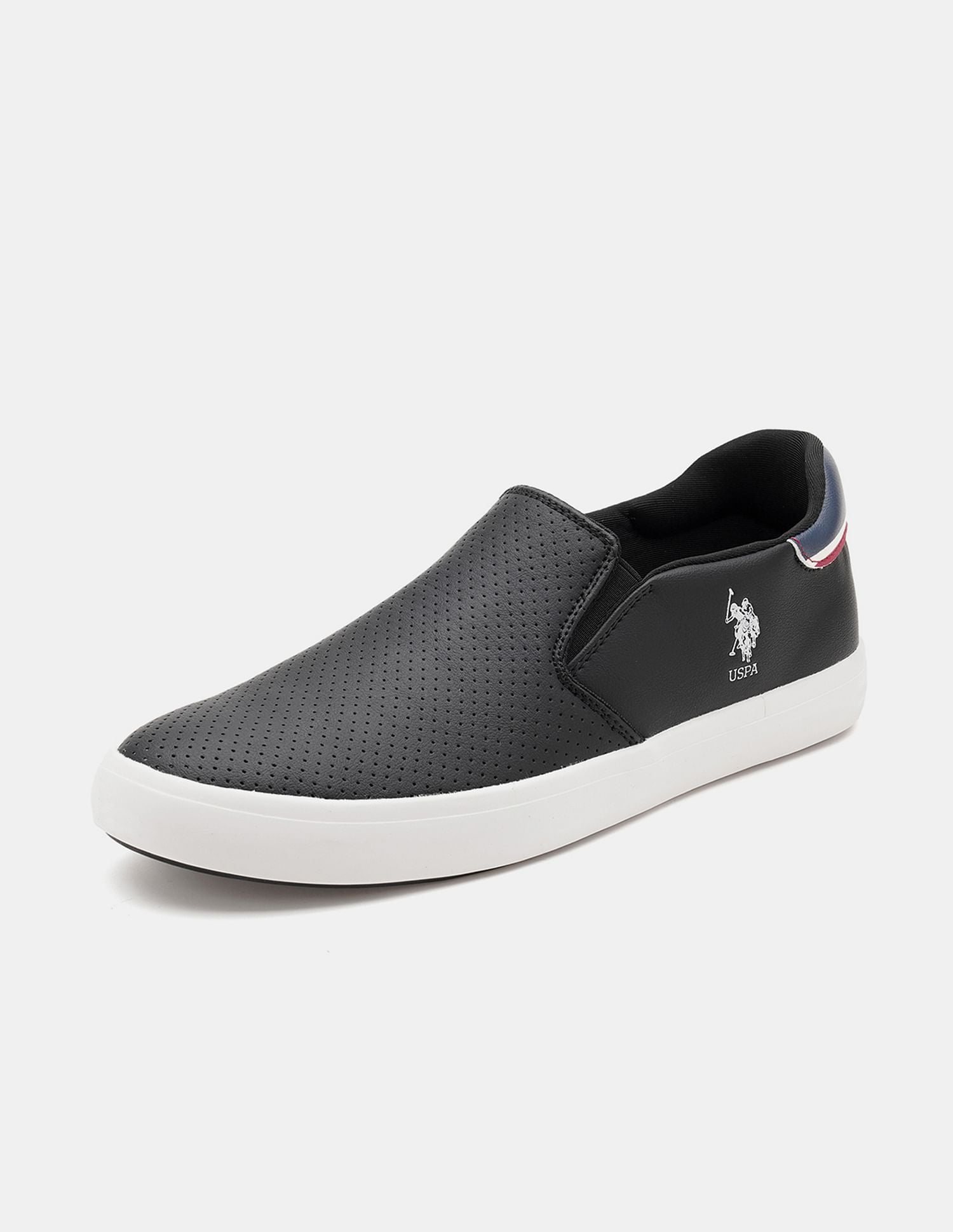 Men Campbell 3.0 Slip On Sneakers Black - U.S. POLO ASSN. | Large
