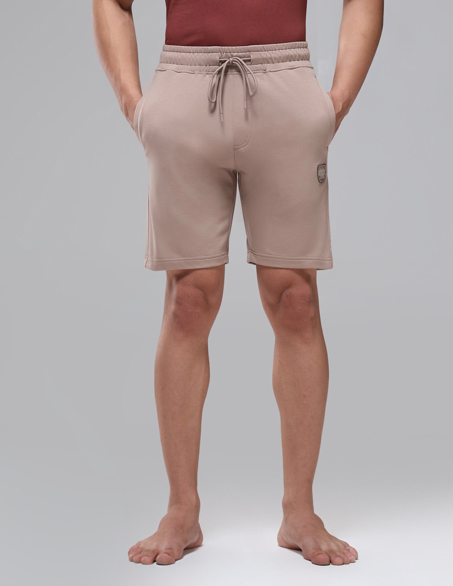Cotton Rich OES11 Lounge Shorts Stucco - U.S. Polo Assn. India | Large
