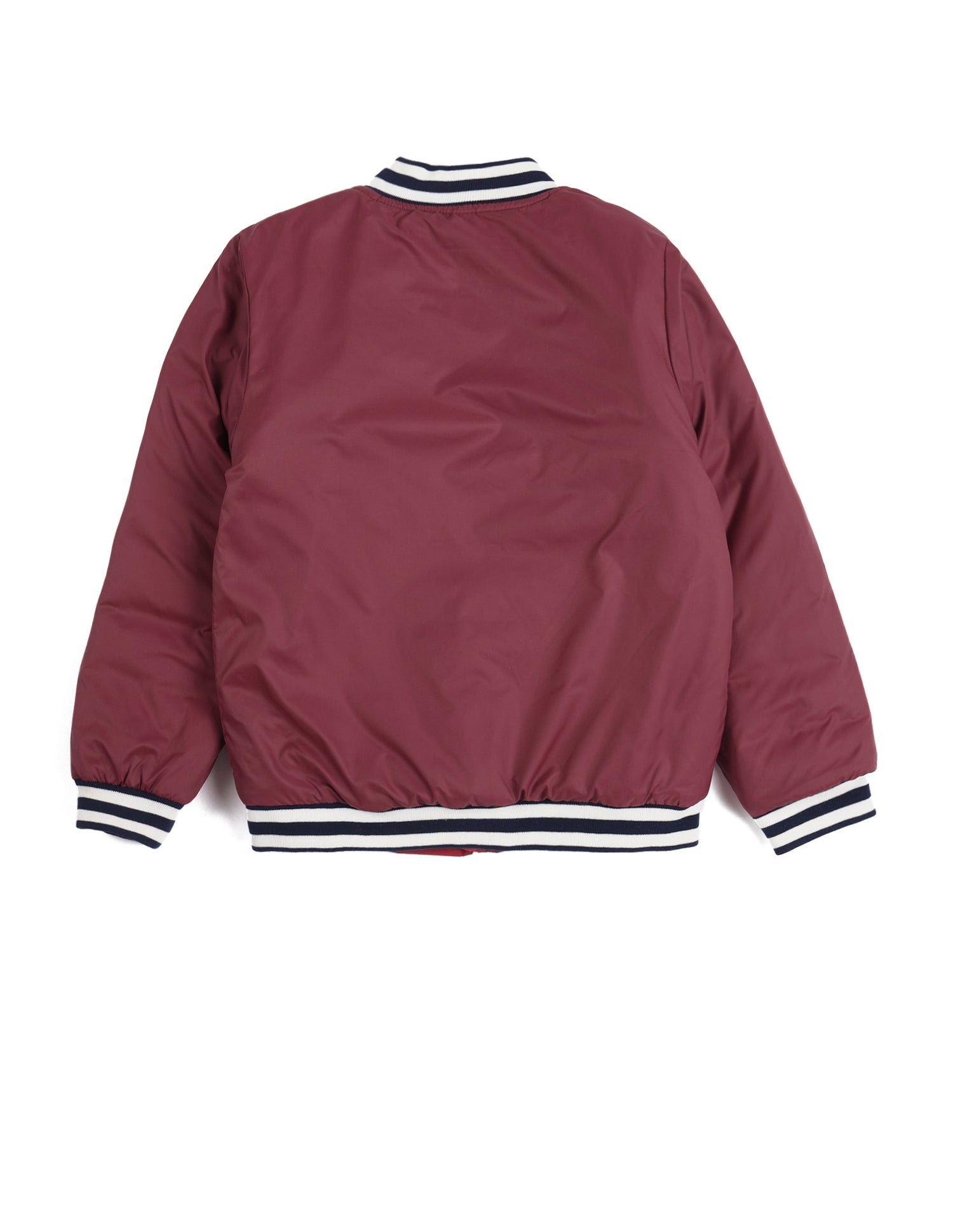 Boys Solid Spread Collar Jacket Maroon - U.S. POLO ASSN. | Large