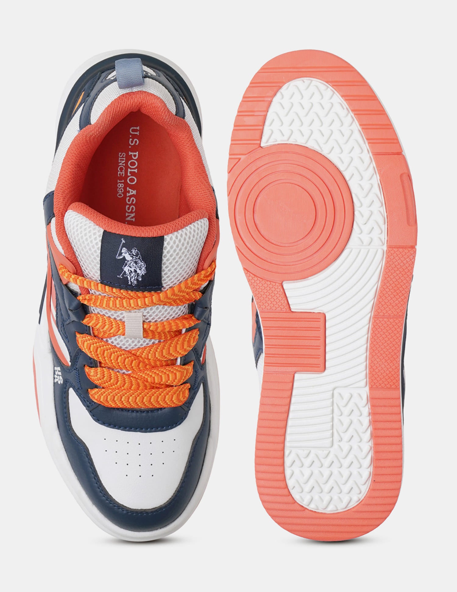 Men Damen Colour Blocked Sneakers Navy - U.S. Polo Assn. India | Large
