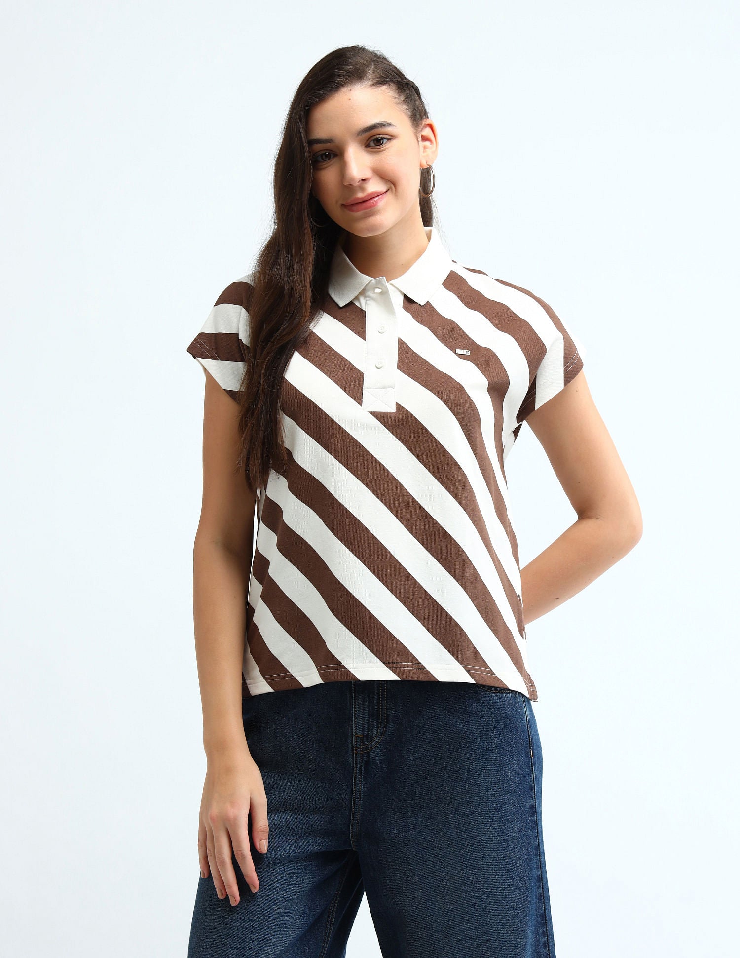 Extended Shoulder Cotton Polo Shirt Multicolour - U.S. POLO ASSN. | Large