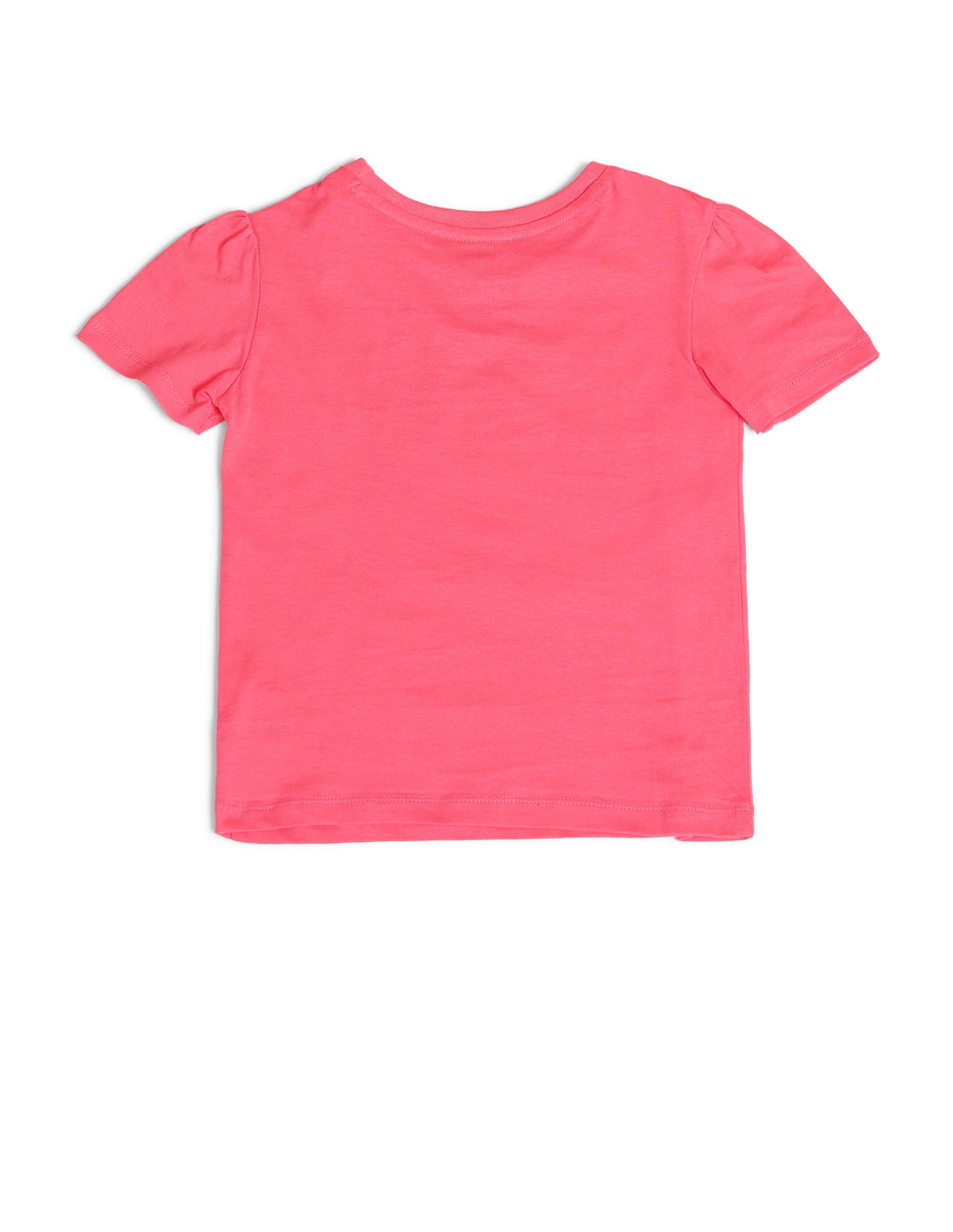 Girls Embellished Regular Fit T-Shirt Pink - U.S. POLO ASSN. | Large