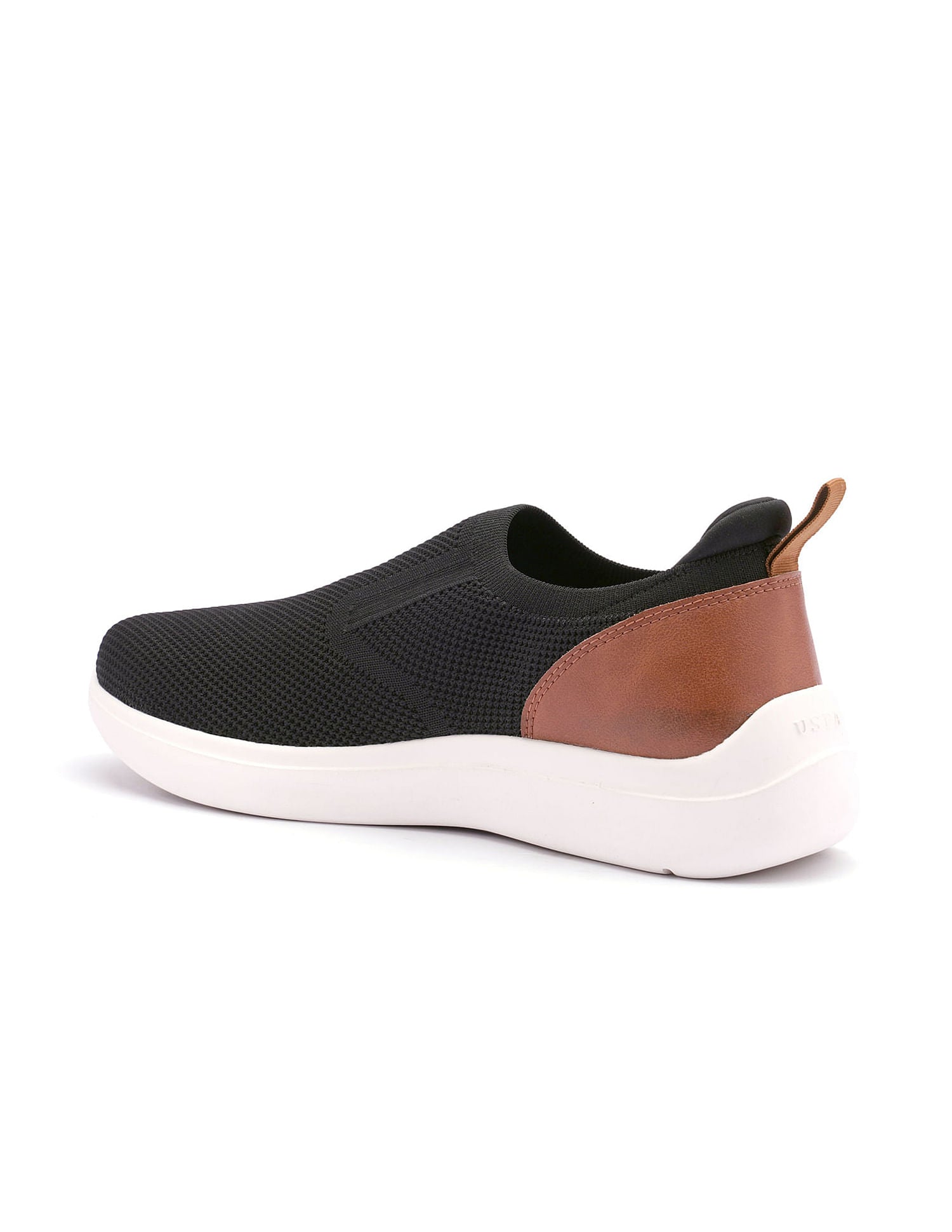 Men Tenore 2.0 Black Uspa Sport  Sneaker Slip On Black - U.S. Polo Assn. India | Large