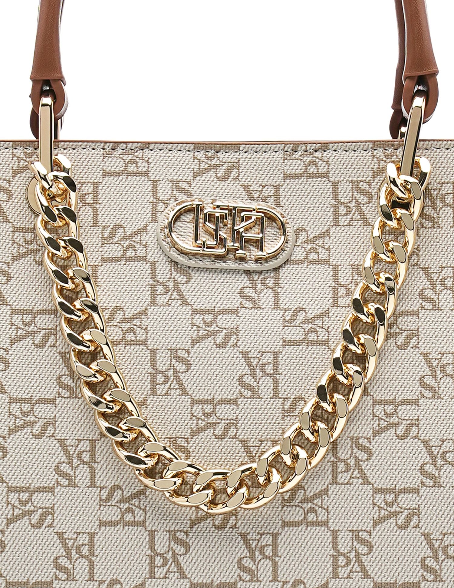 Zoe Monogram Hangbag Off White - U.S. POLO ASSN. | Large