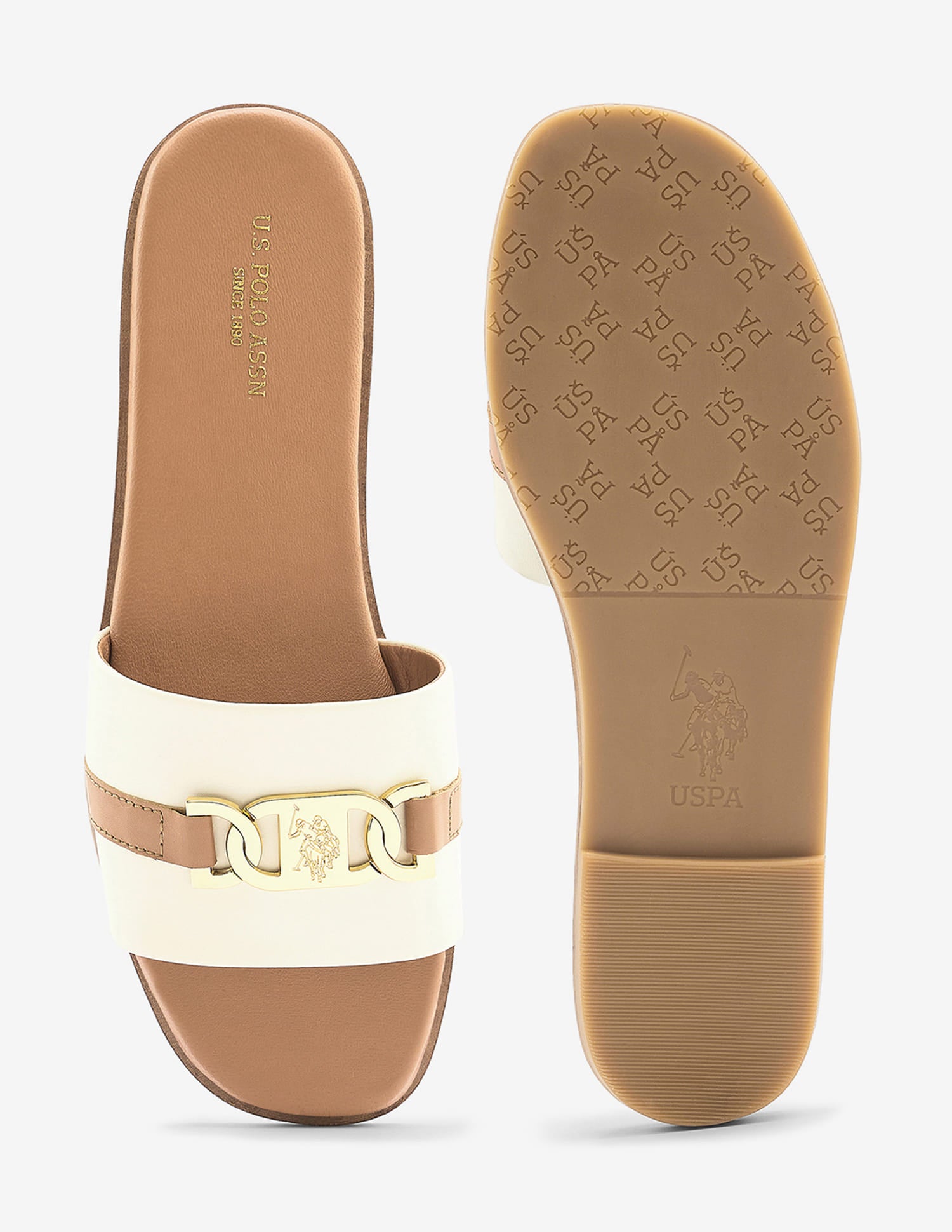 Alari Slip-On Flats Off White - U.S. Polo Assn. India | Large