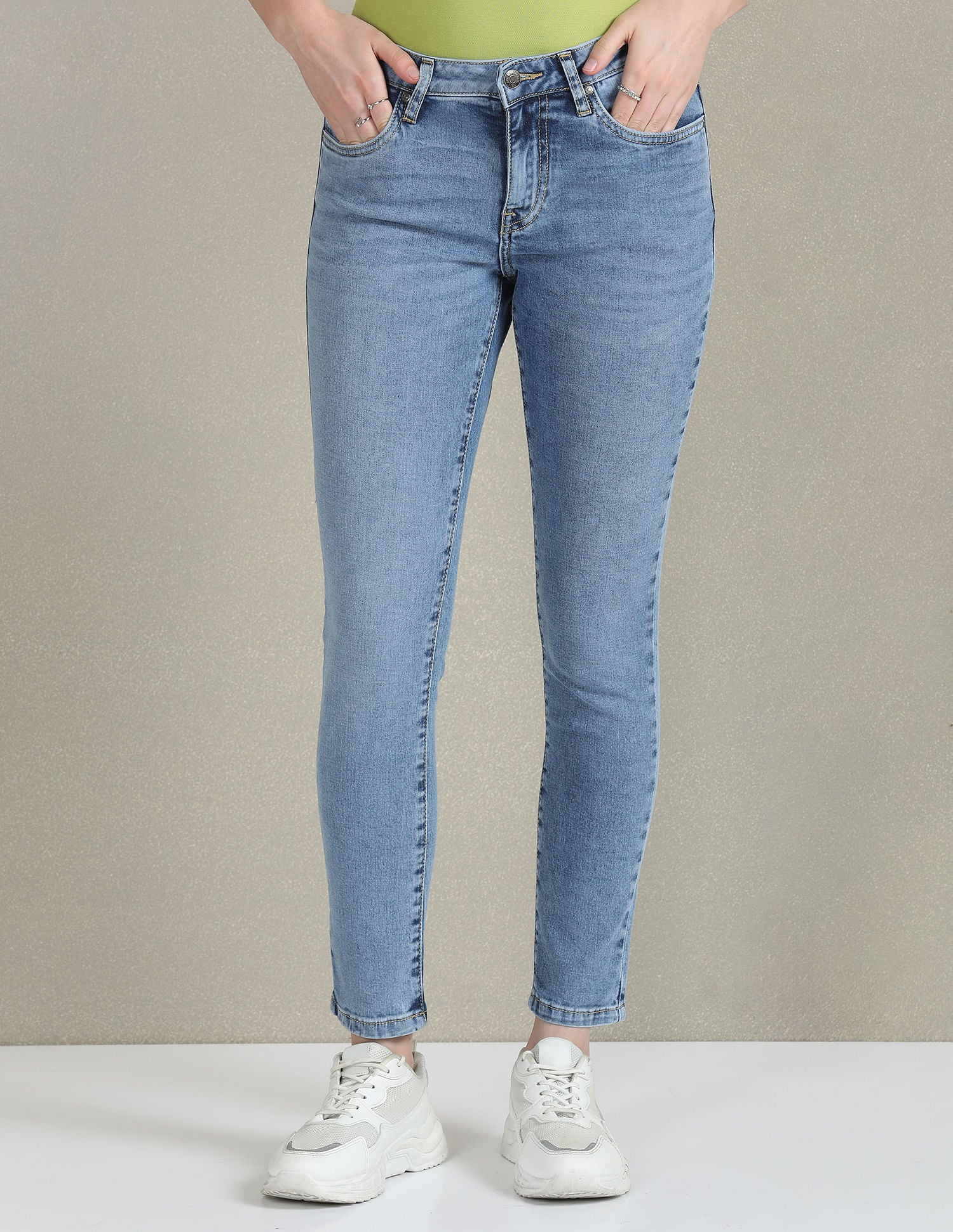 Skinny Fit Rinsed Jeans Blue - U.S. POLO ASSN. | Large