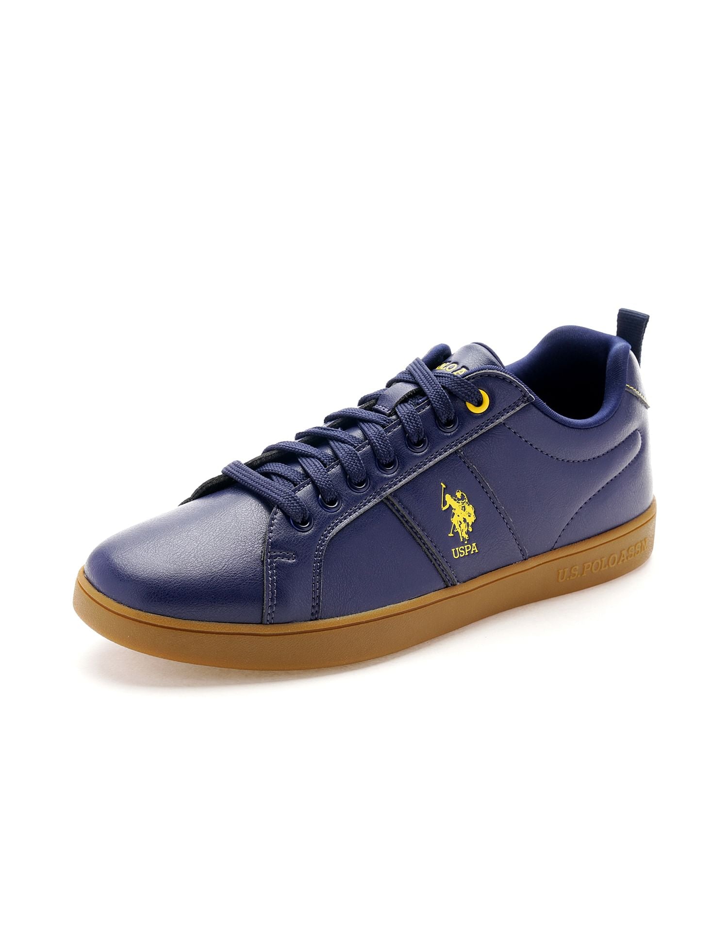 Men Solid Vador Blu Sneakers Navy - U.S. POLO ASSN. | Large