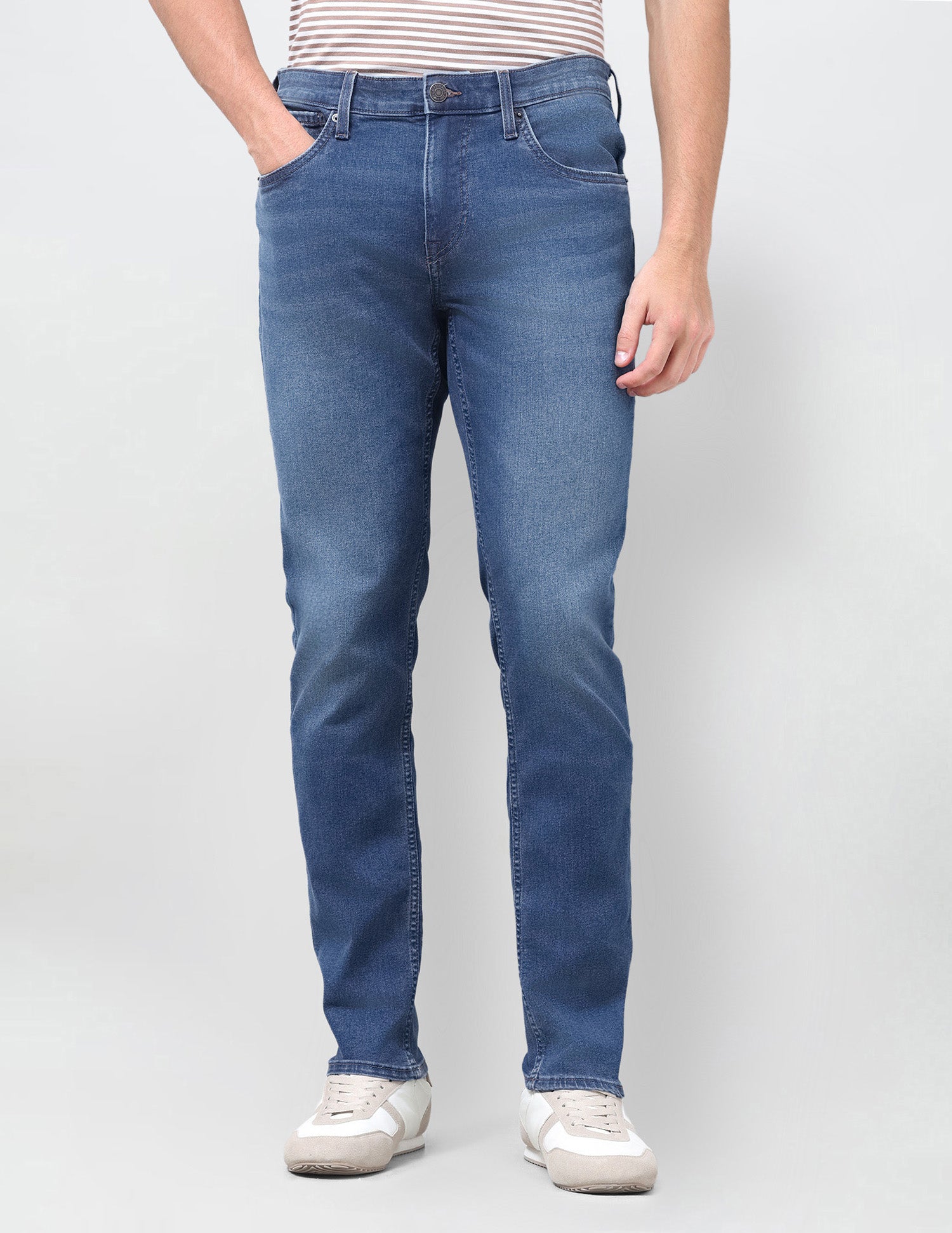 Brandon Slim-Tapered Fit Blue Jeans Indigo - U.S. Polo Assn. India | Large