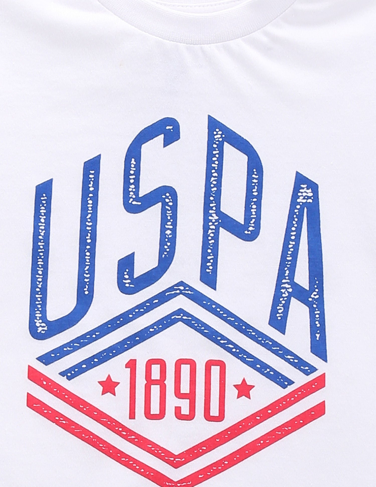 Boys Pure Cotton T-Shirt - Pack Of 2 White and Orange - U.S. POLO ASSN. | Large