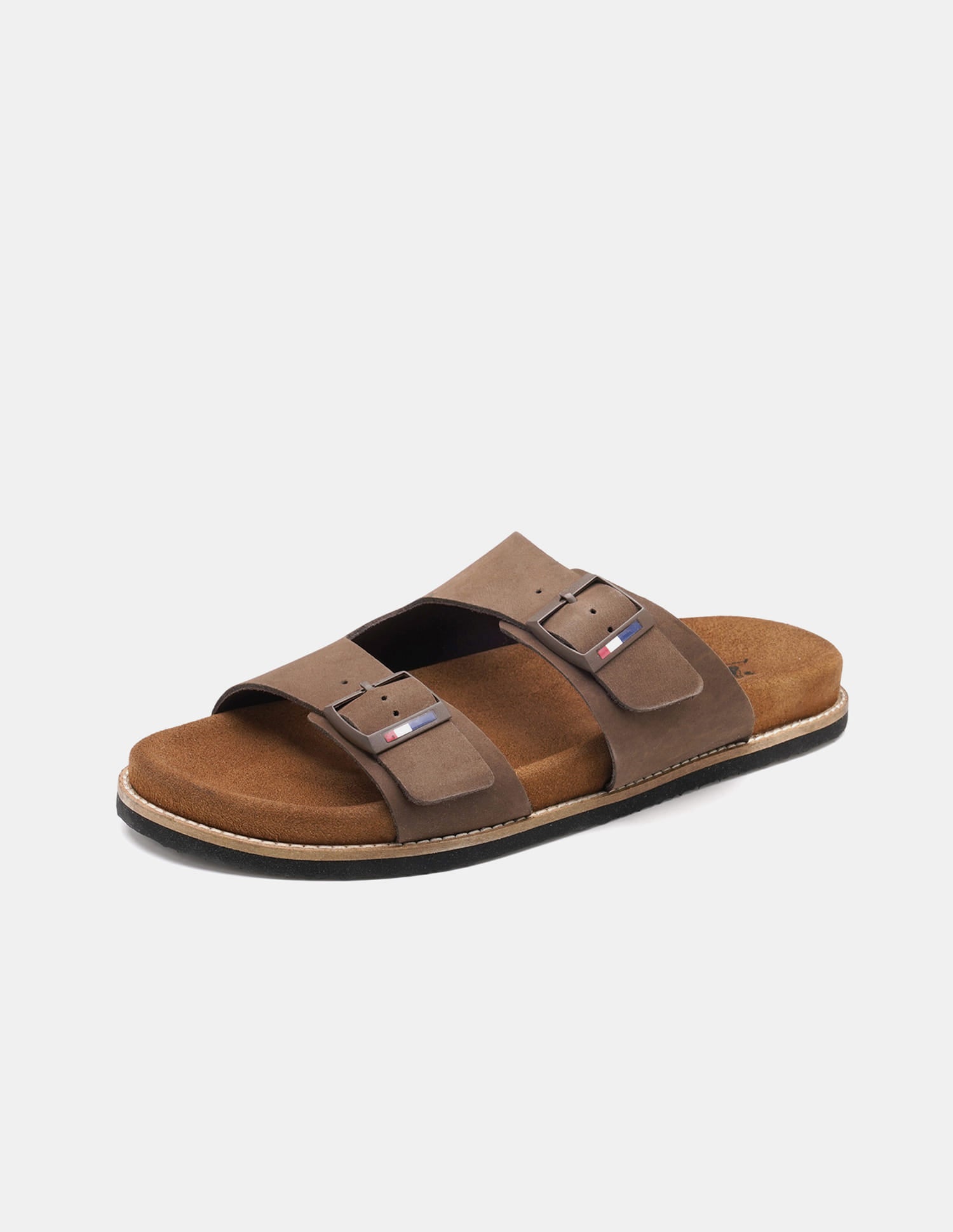 Men Buckle Strap Mendy Sandals Brown - U.S. Polo Assn. India | Large