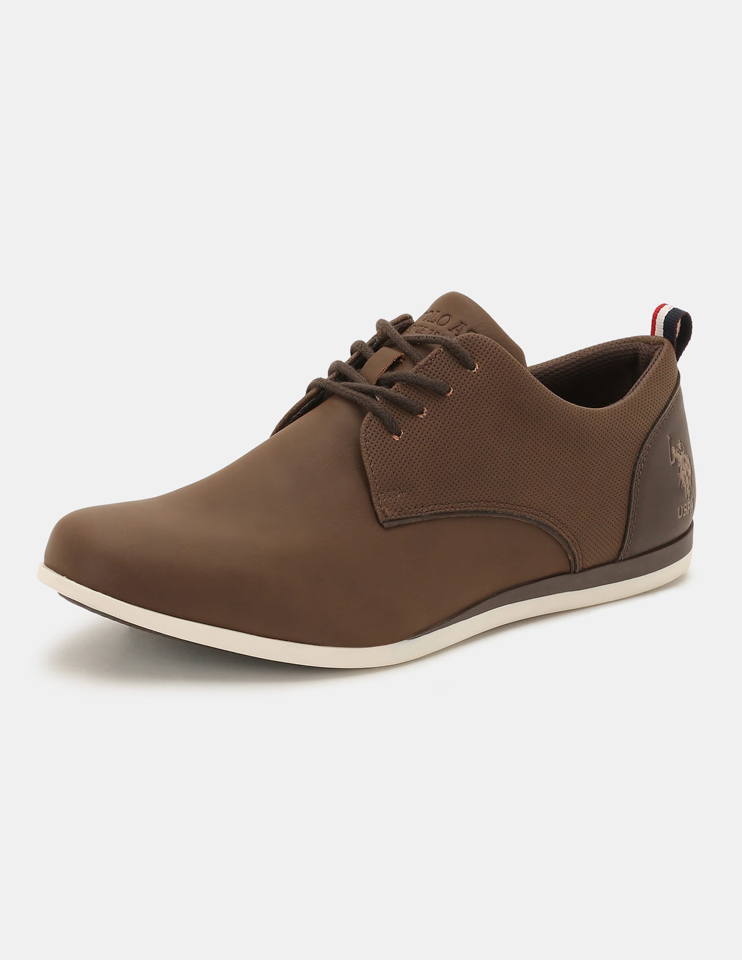 Men Lace Ups Darryl 3.0 Casual Shoes Medium Brown - U.S. Polo Assn. India | Large