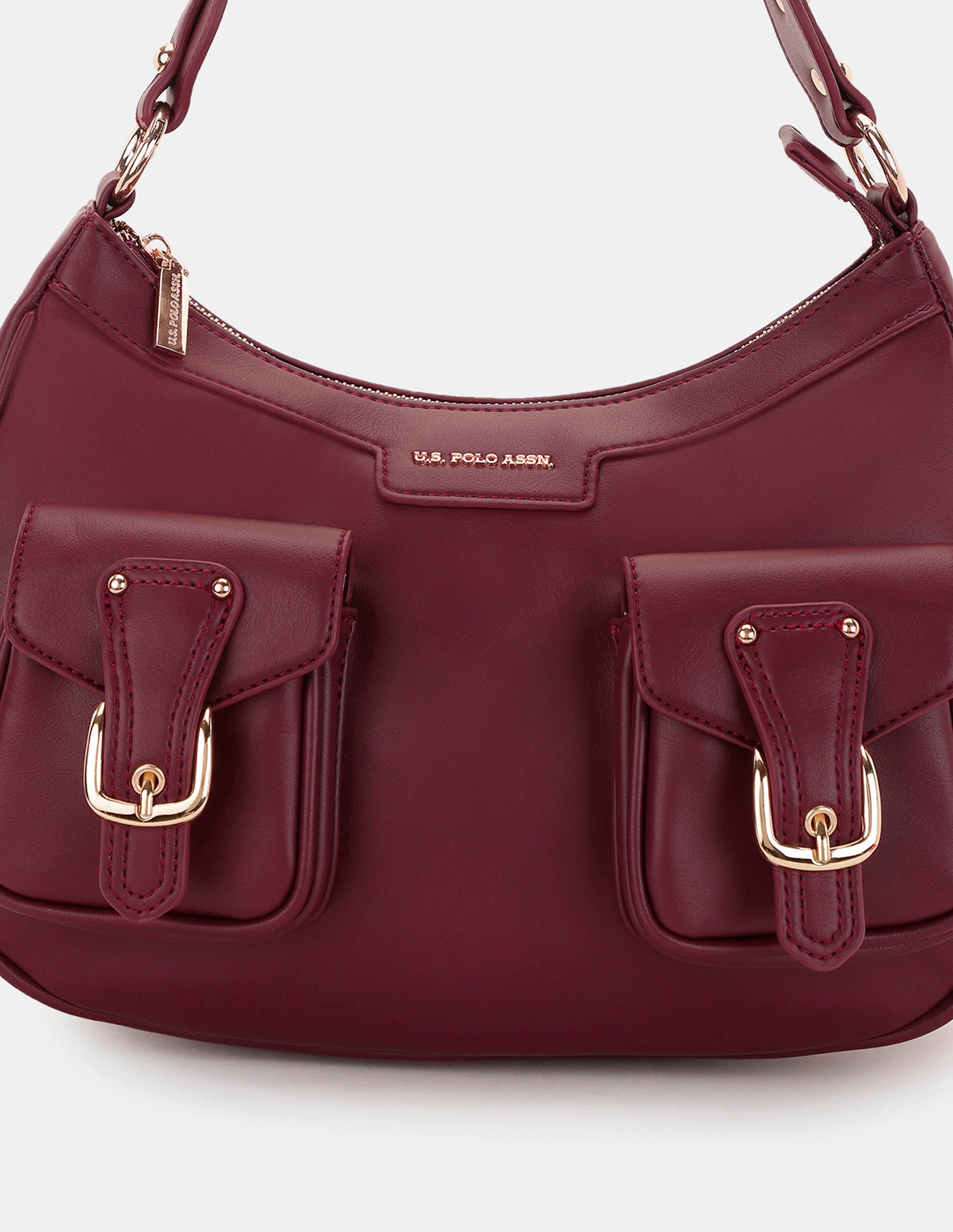 Women Alana Shoulder Bag Burgundy - U.S. POLO ASSN. | Large