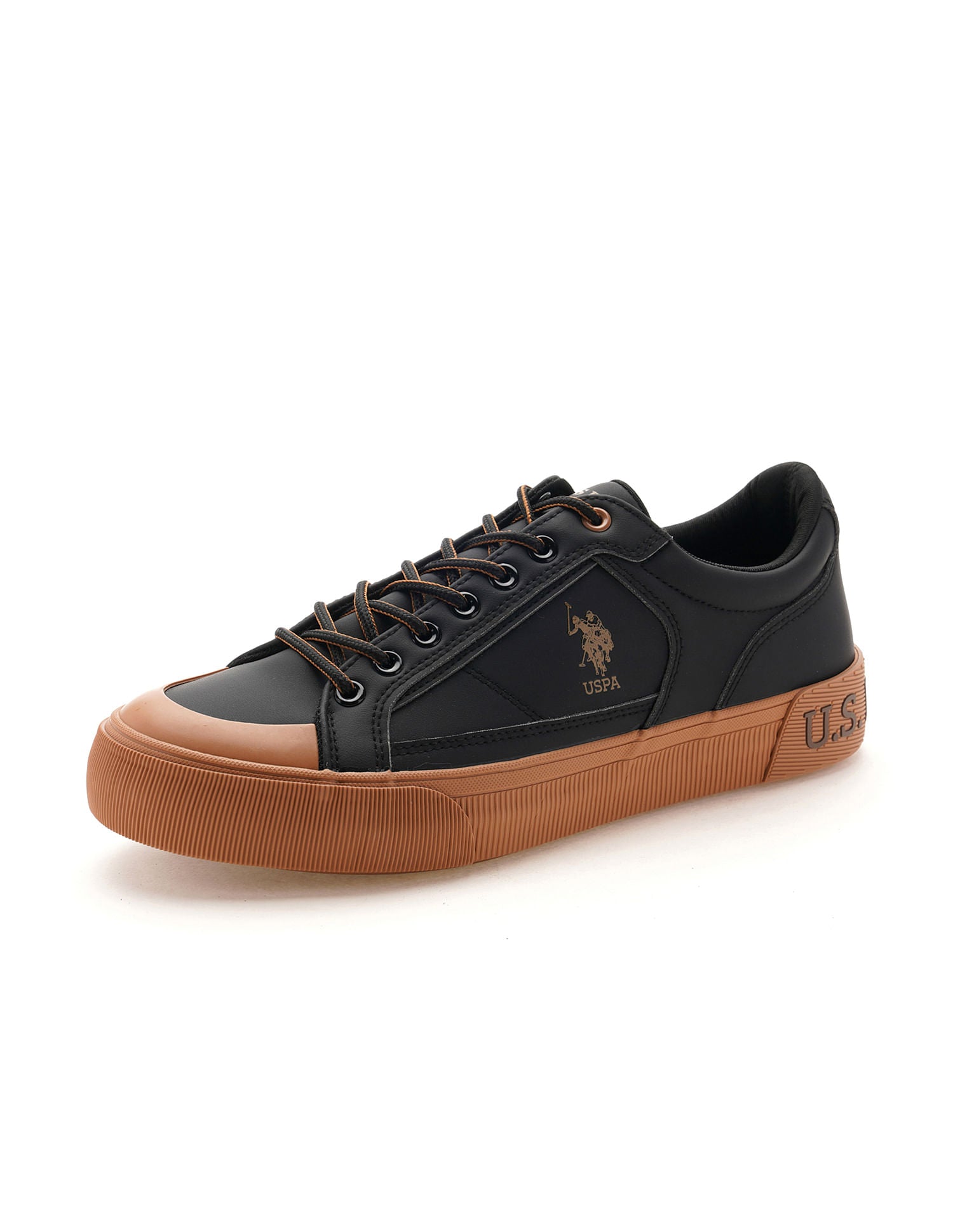 Men Colour Block Ruben Sneakers Black - U.S. Polo Assn. India | Large