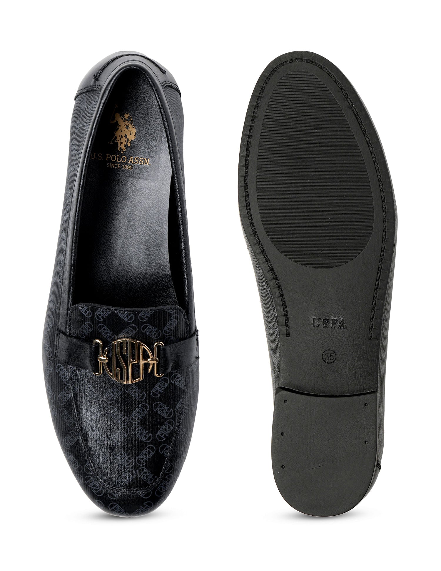 Women Amber Loafers Black - U.S. POLO ASSN. | Large