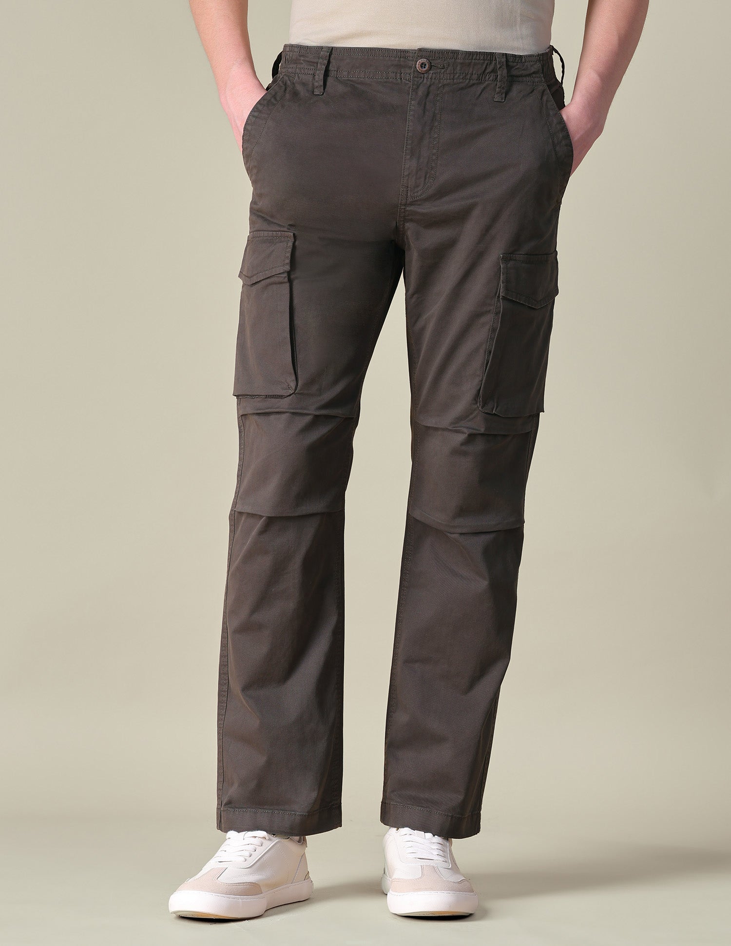 Twill Regular Fit Cargos Choco - U.S. POLO ASSN. | Large