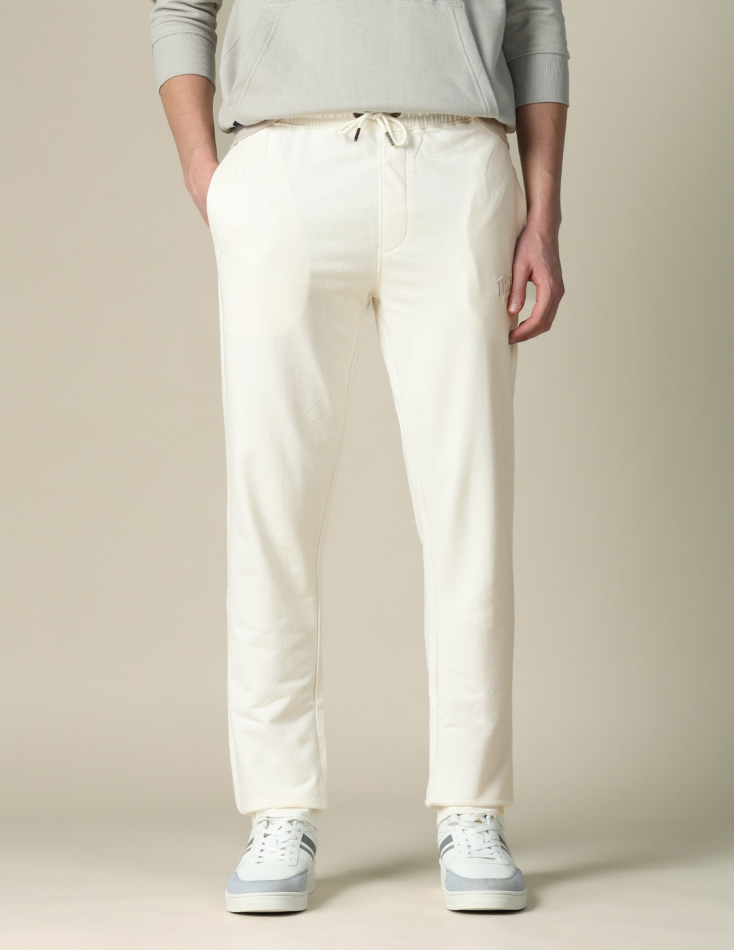 Mid Rise Regular Fit Track Pants Ivory - U.S. POLO ASSN. | Large