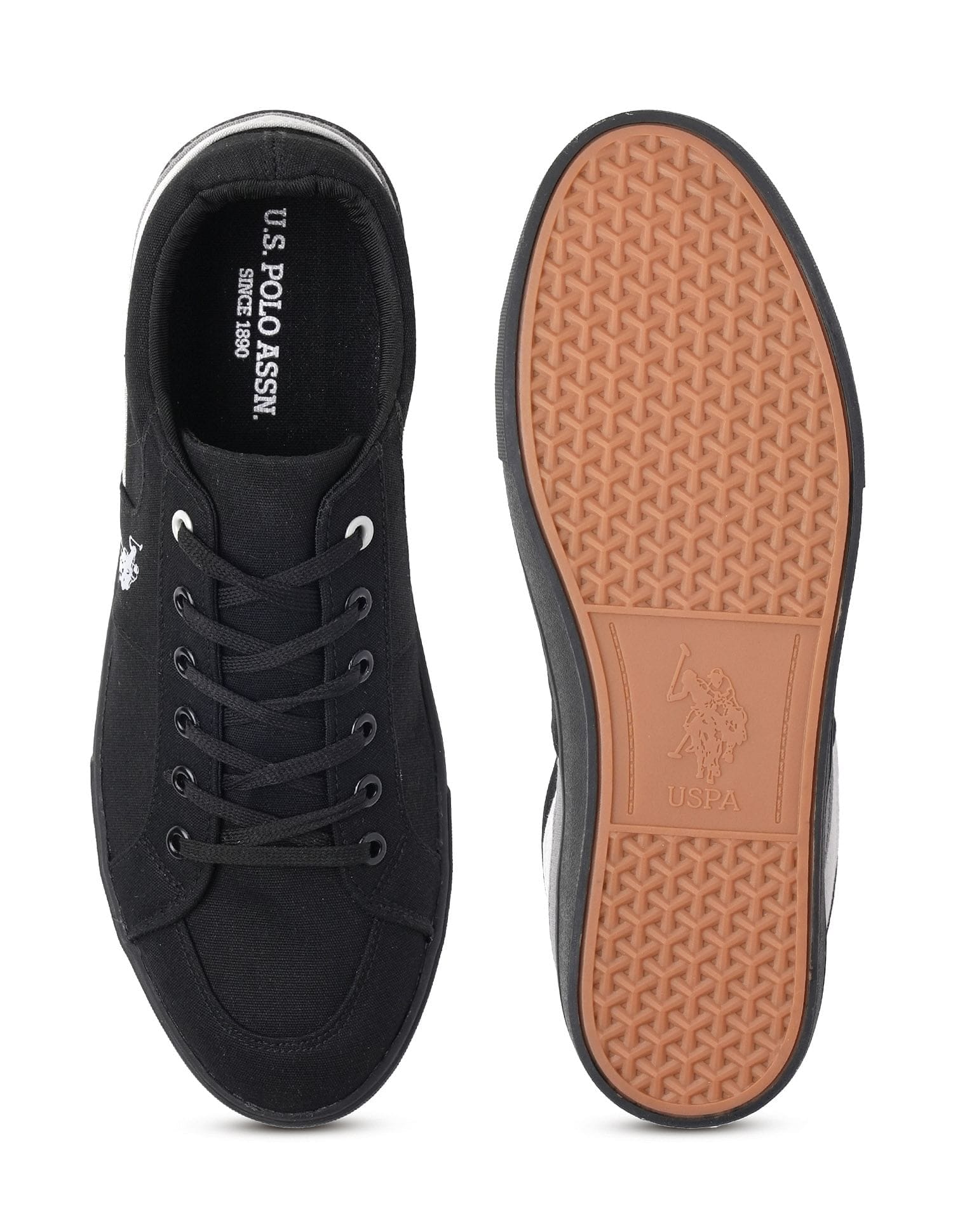 Men Clarkin 4.0 Colourblocked Sneakers Black - U.S. Polo Assn. India | Large