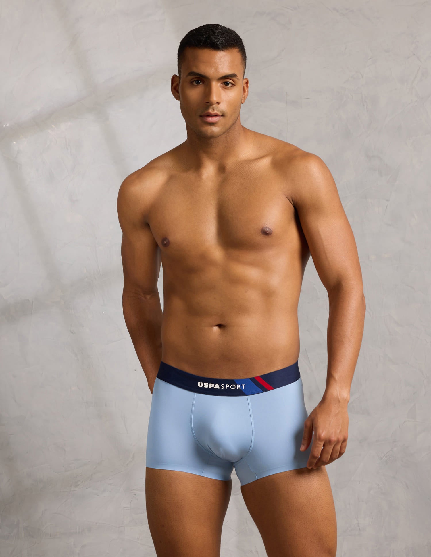 Micro Fibre High Stretch Trunk Clear Sky - U.S. Polo Assn. India | Large