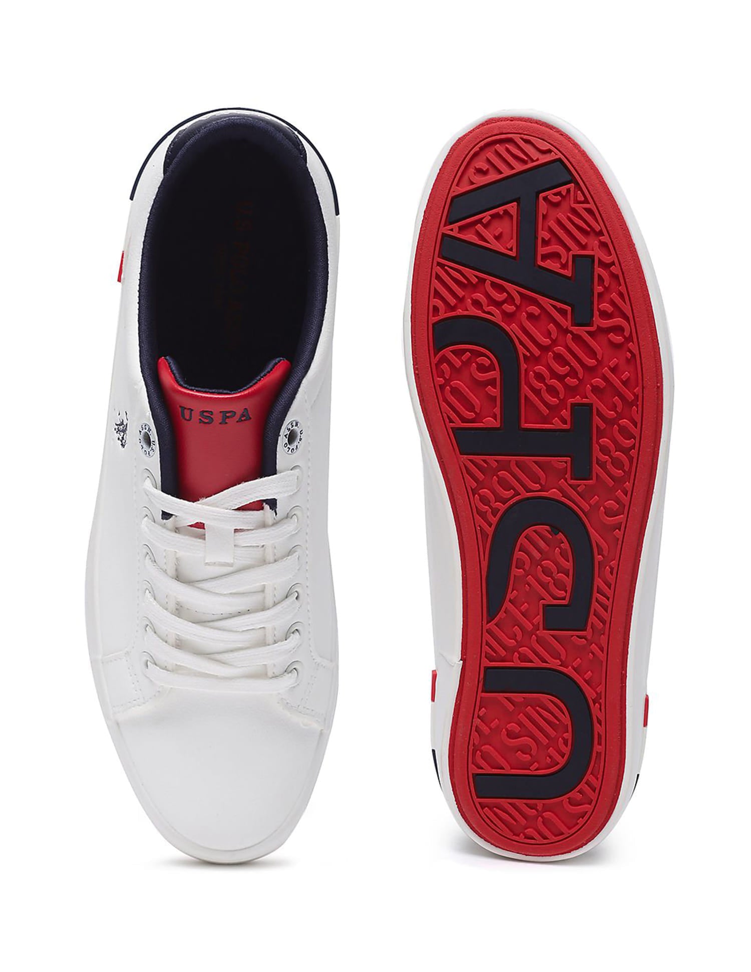 Men Round Toe Anton 5.0 Sneakers Off White - U.S. Polo Assn. India | Large