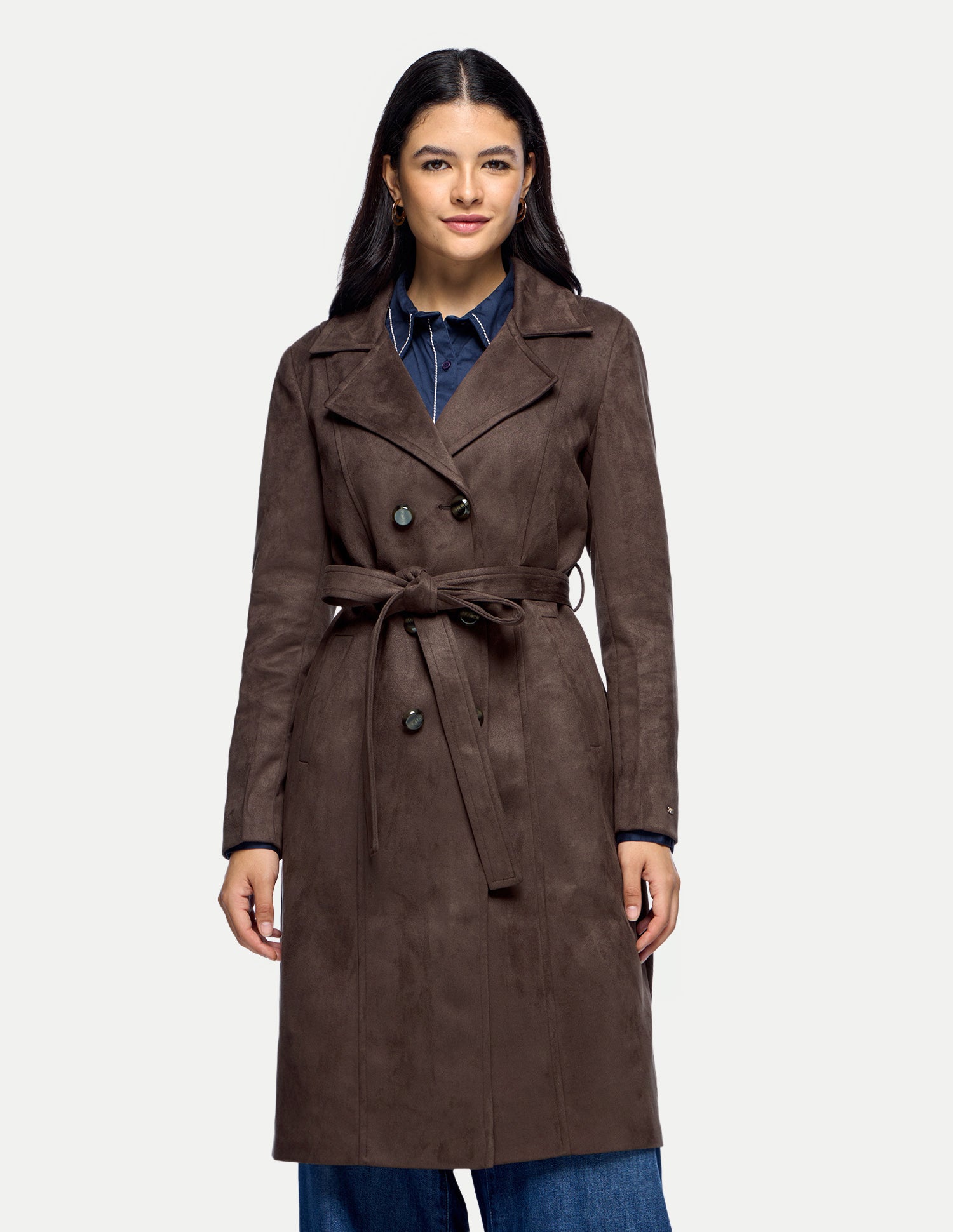 Solid Longline Jacket Brown - U.S. Polo Assn. India | Large