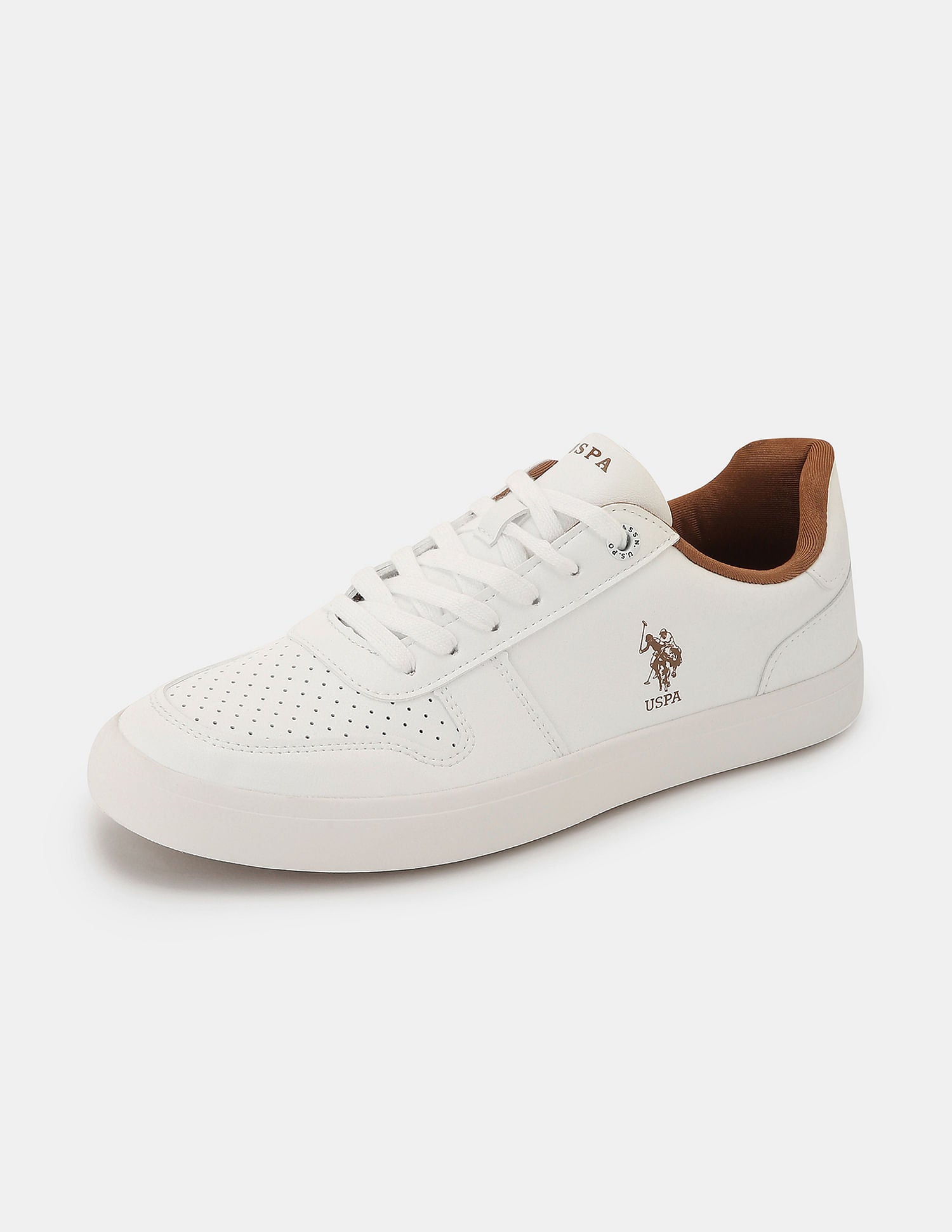 Men Conrad 2.0 Round Toe Sneakers Off White - U.S. POLO ASSN. | Large