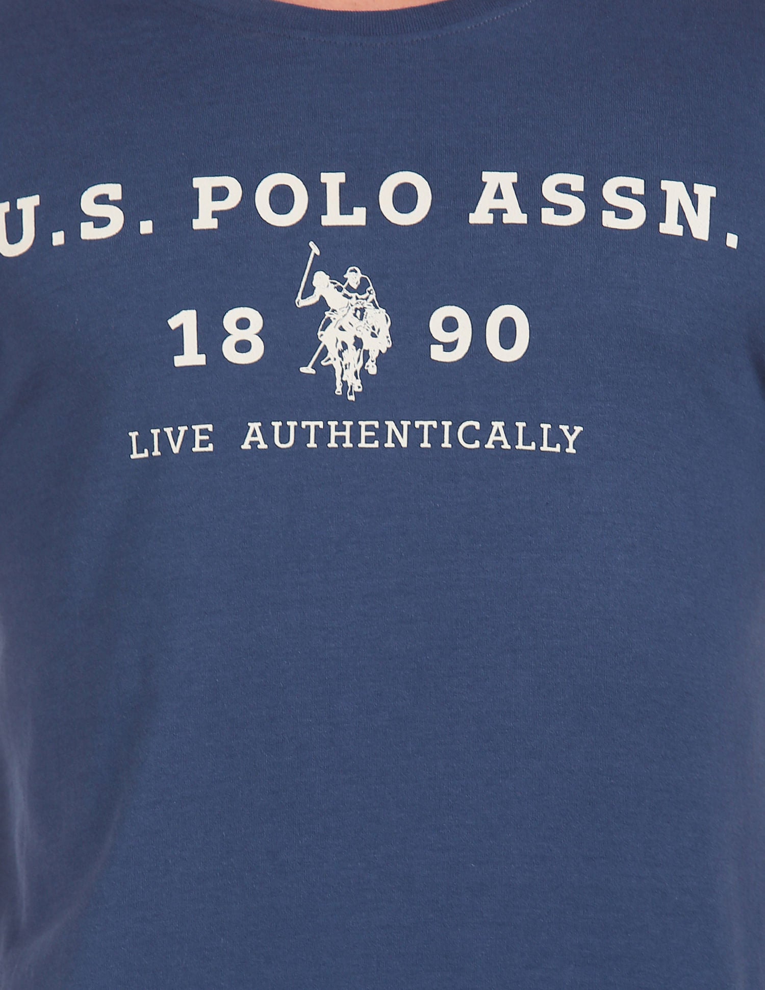 Crew Neck Brand Print I683 Lounge T-Shirt - Pack Of 1 Dark Blue - U.S. POLO ASSN. | Large