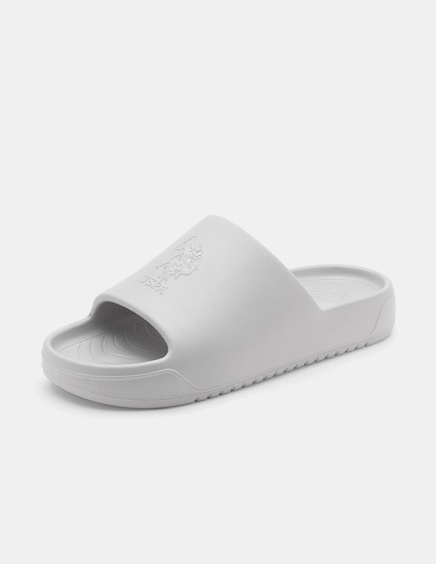 Men Palmer Open Toe Slippers Light Grey - U.S. POLO ASSN. | Large
