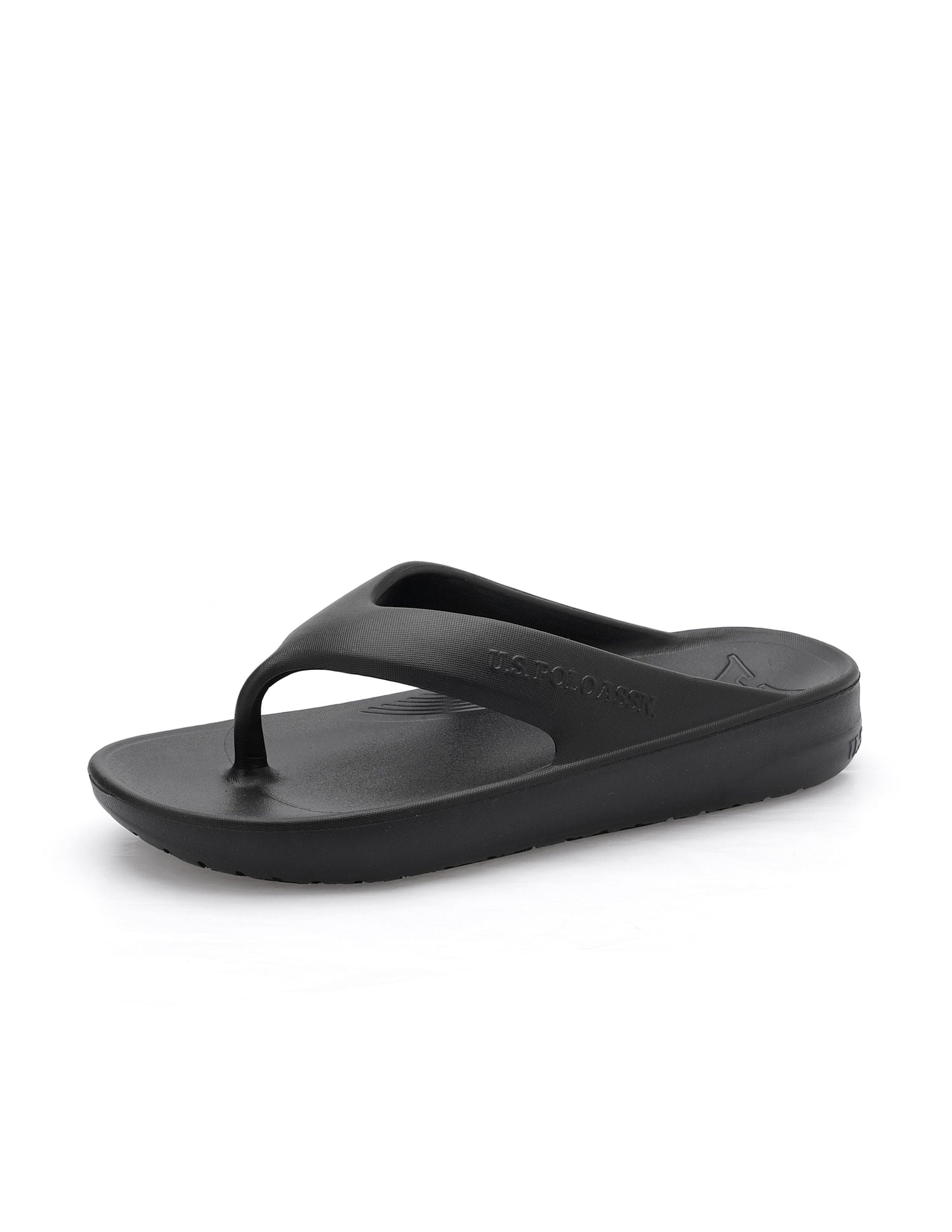 Men Axel Black Foam Walk Flip Flop Black - U.S. Polo Assn. India | Large