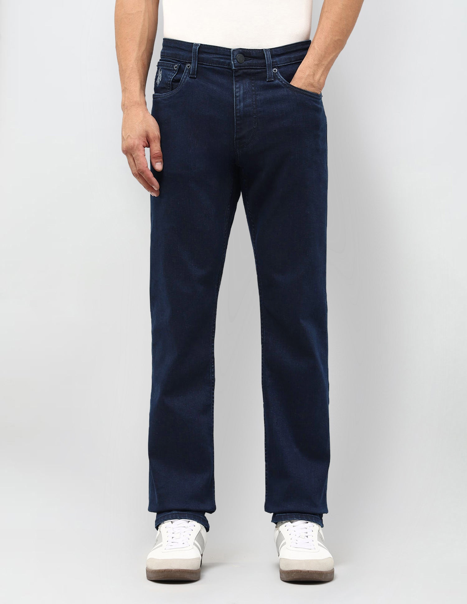 Harold Slim Straight Fit Modern Vintage Jeans Dark Wash - U.S. POLO ASSN. | Large