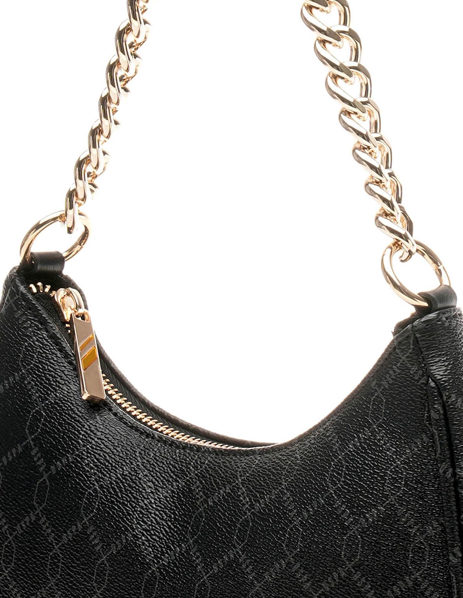 Kali Monogram Shoulder Bag Black - U.S. POLO ASSN. | Large