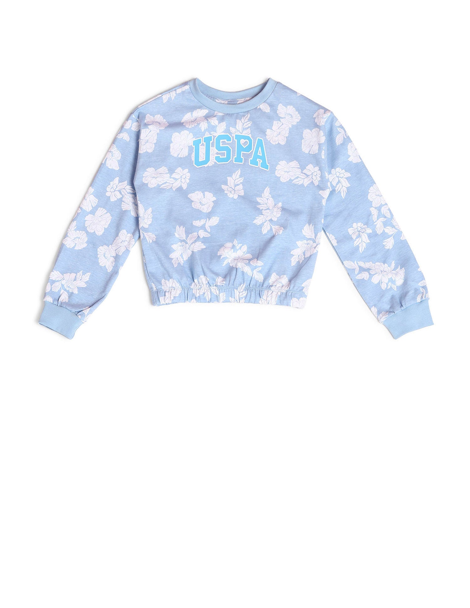 Girls Casual Two Piece Set Light Blue - U.S. POLO ASSN. | Large