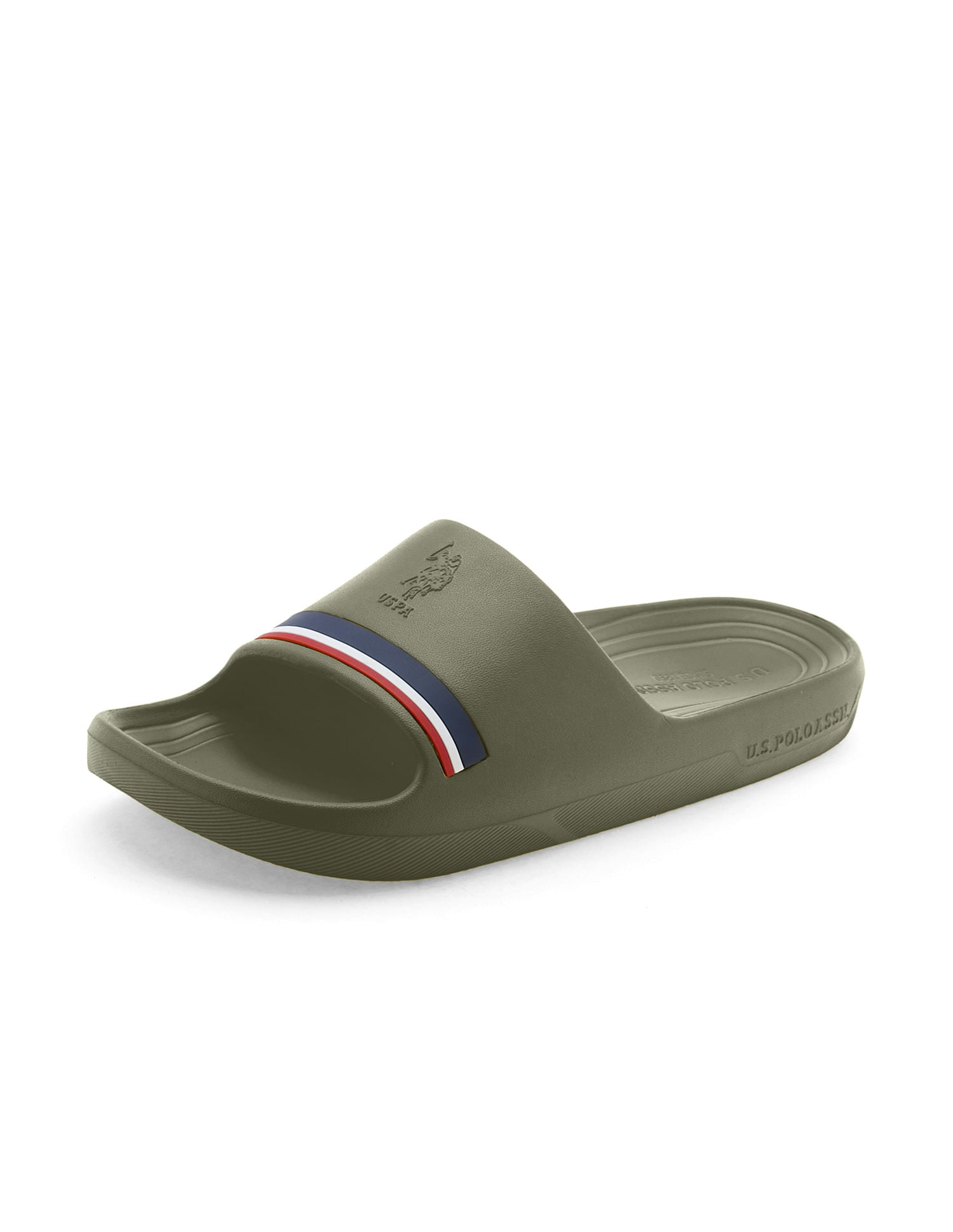 Men Easton 2.0 Dk. Green Foam Walk Sliders Dark Green - U.S. POLO ASSN. | Large