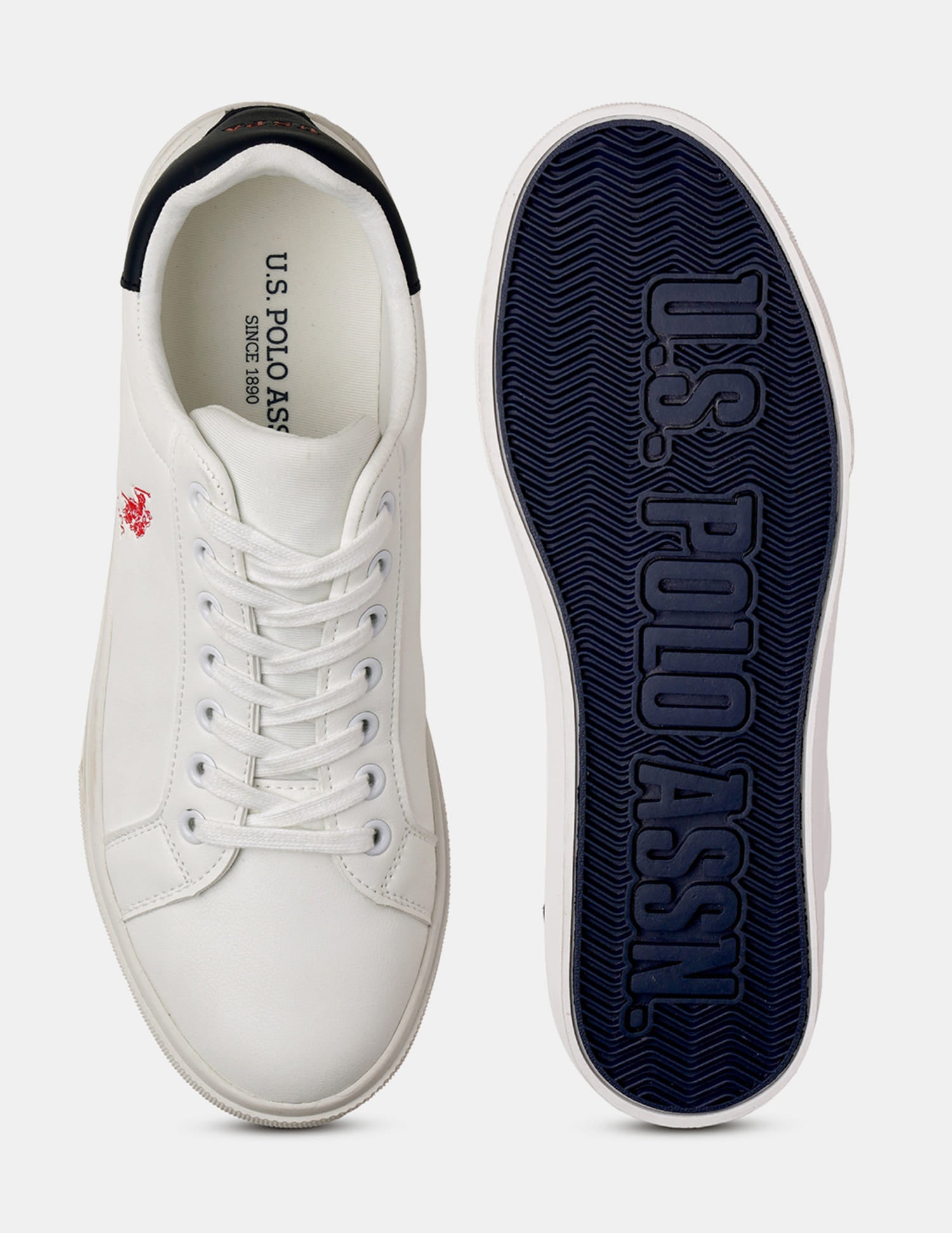 Men Madryn 3.0 Low Top Sneakers Off White - U.S. Polo Assn. India | Large