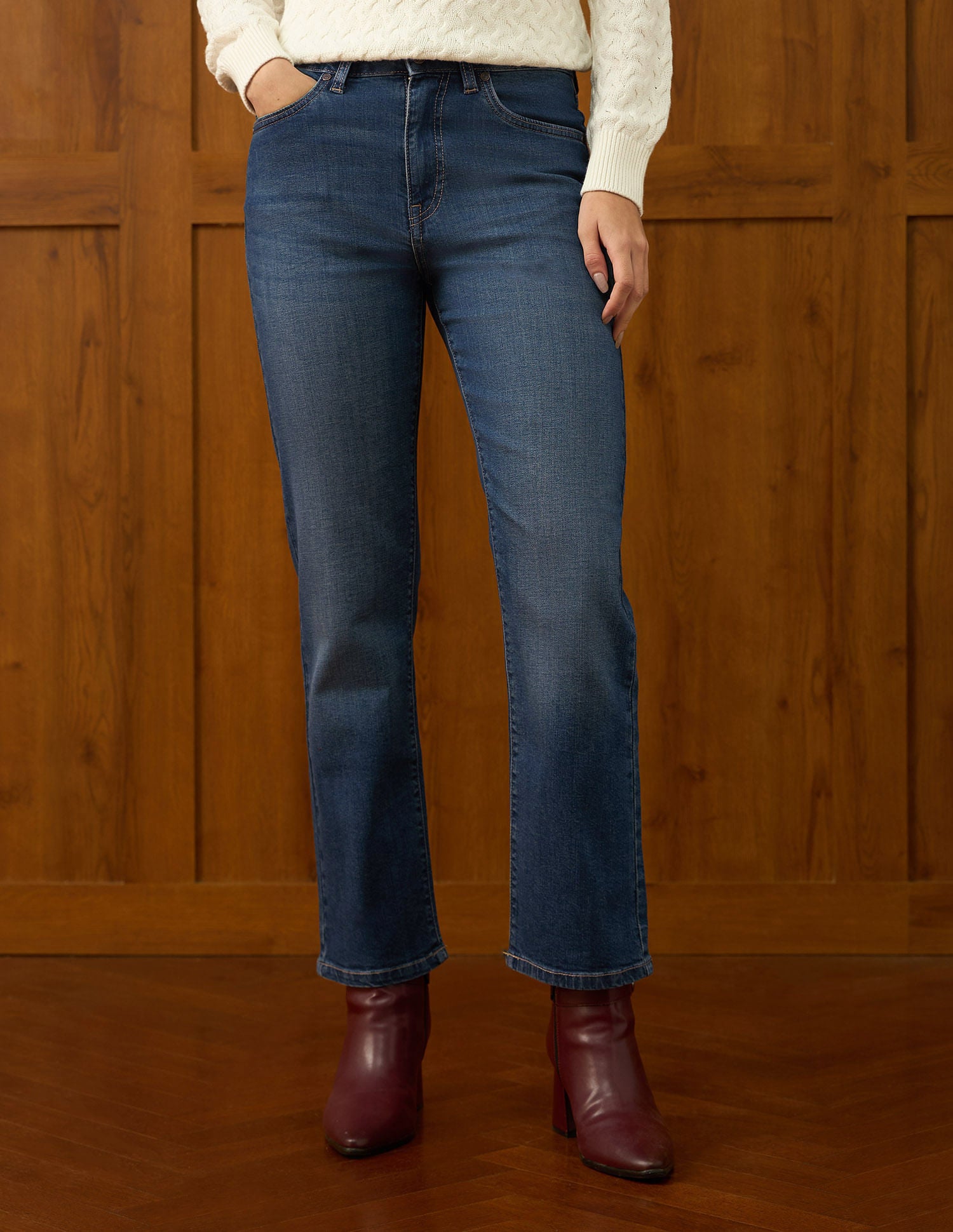 High Rise Straight Fit Blue - U.S. POLO ASSN. | Large