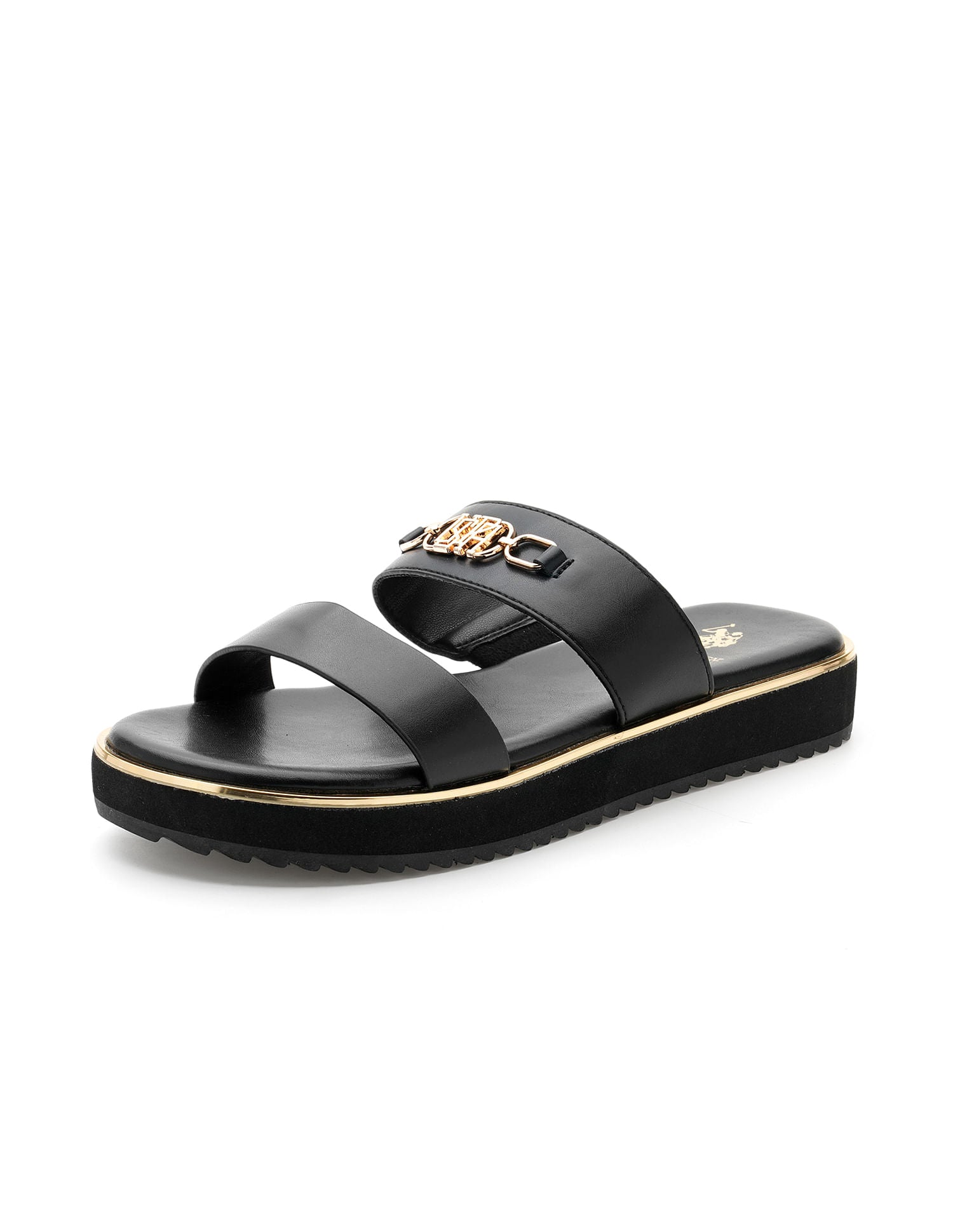 Comfort EVA Flat Cinzia Sandals Black - U.S. POLO ASSN. | Large