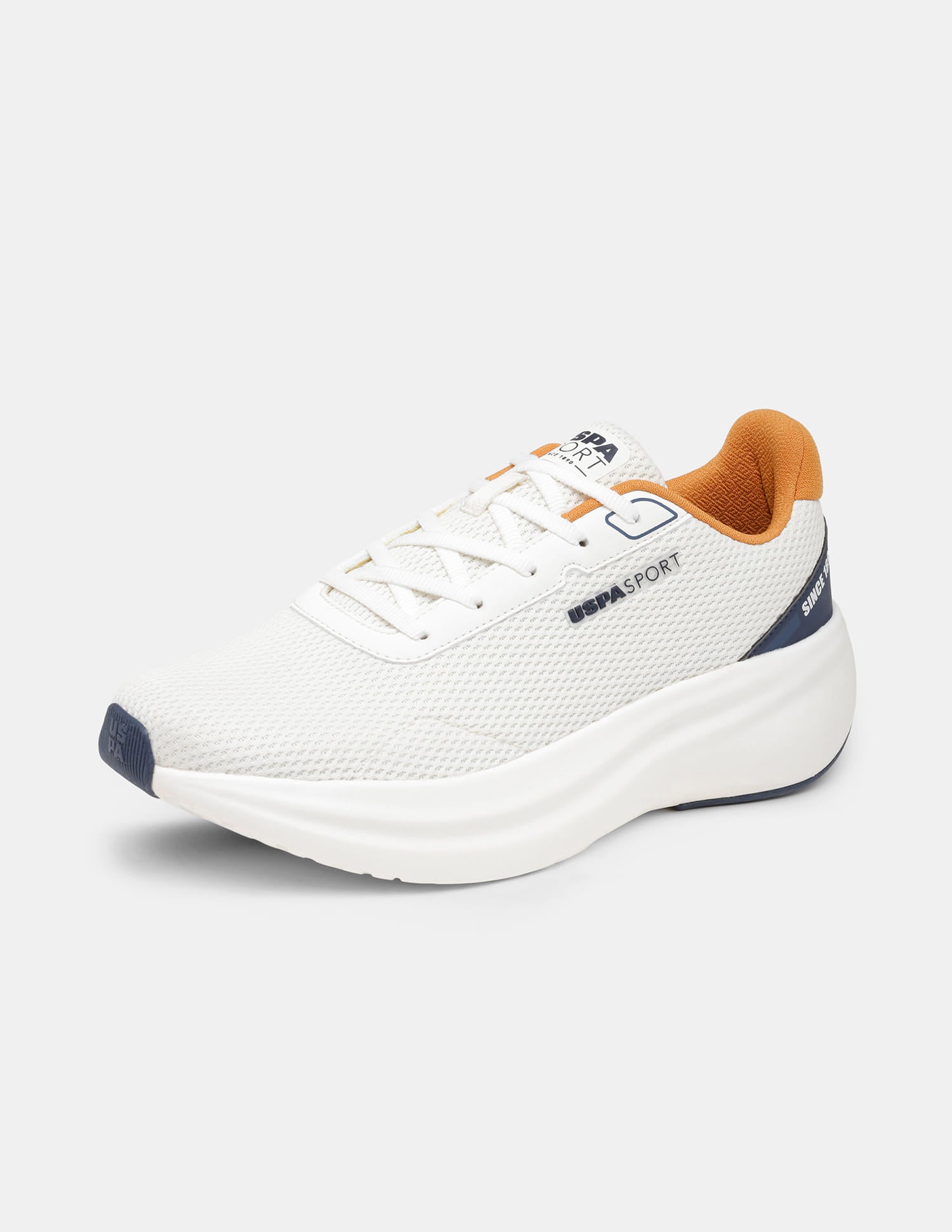 Men White Ryder Uspa Sport Sneakers Off White - U.S. Polo Assn. India | Large