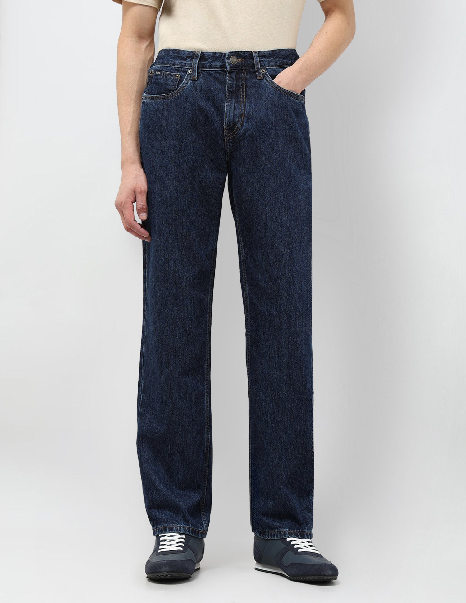 Shawn Relaxed Fit Blue Jeans Dark Wash - U.S. POLO ASSN. | Large