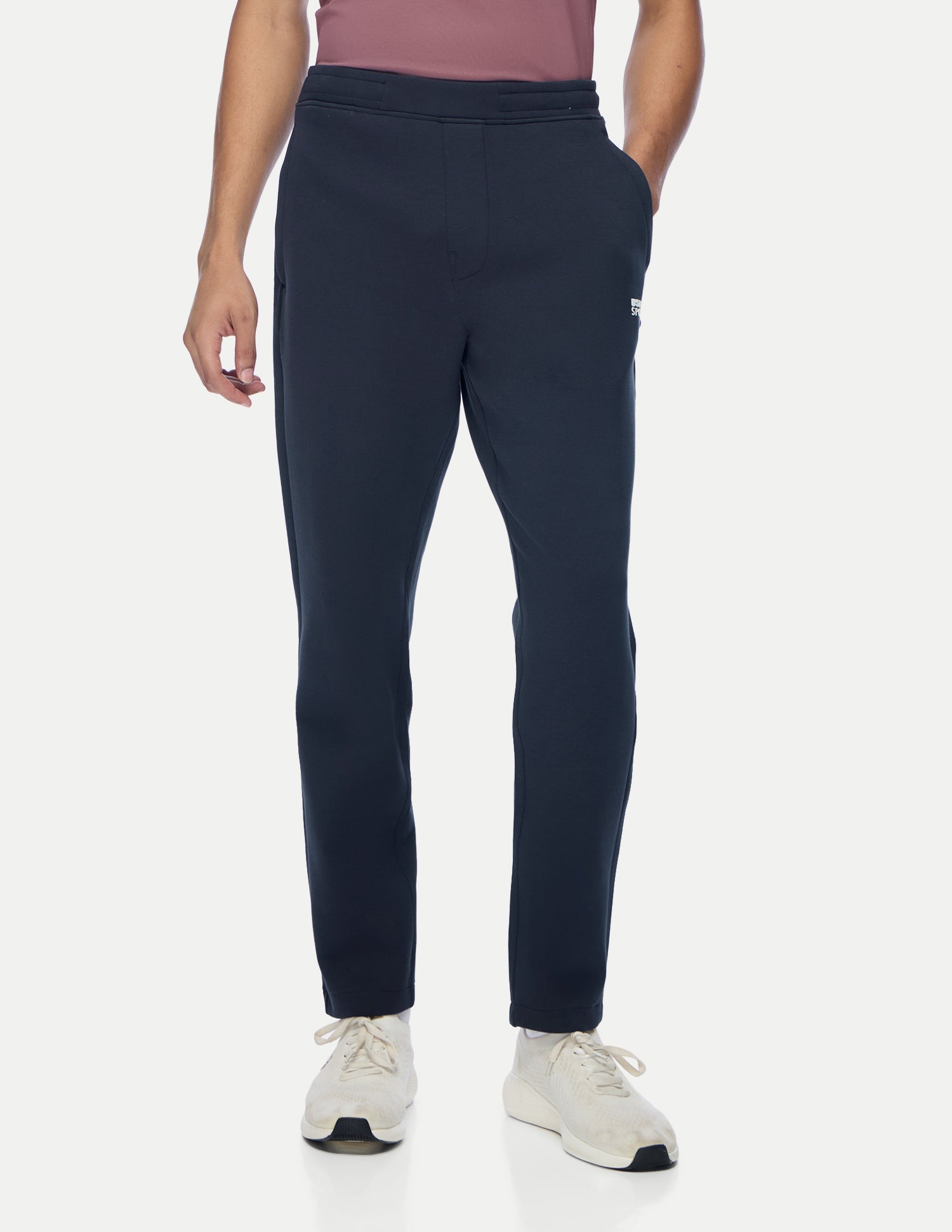 Mid Rise Regular Fit Active Track Pants Navy - U.S. Polo Assn. India | Large