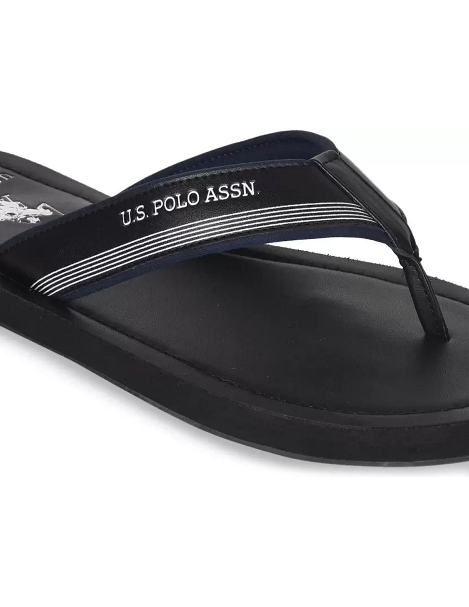 Men Ovi 3 Slippers Black - U.S. POLO ASSN. | Large