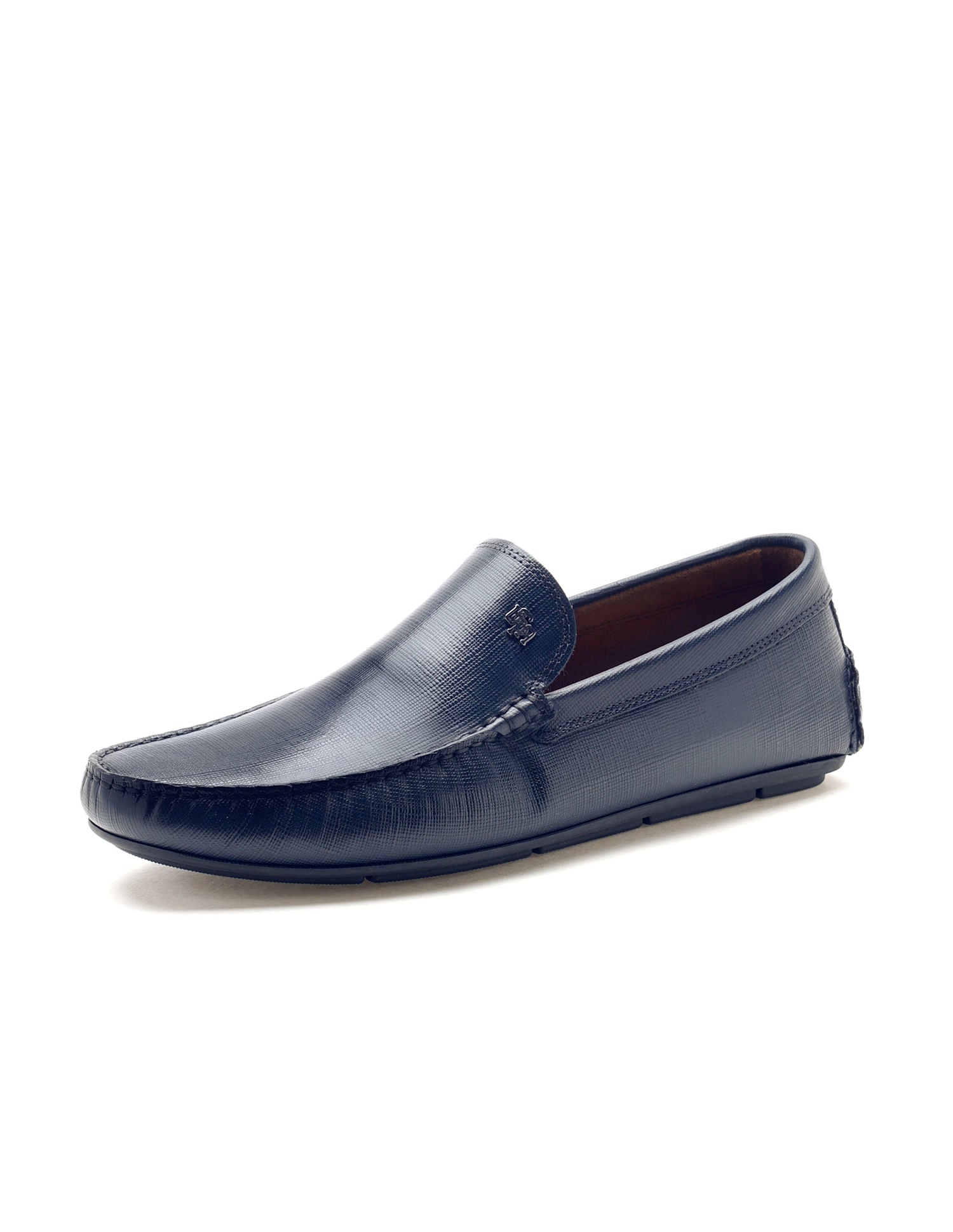 Metallic Logo Solid Crent 3.0 Loafers Navy - U.S. POLO ASSN. | Large