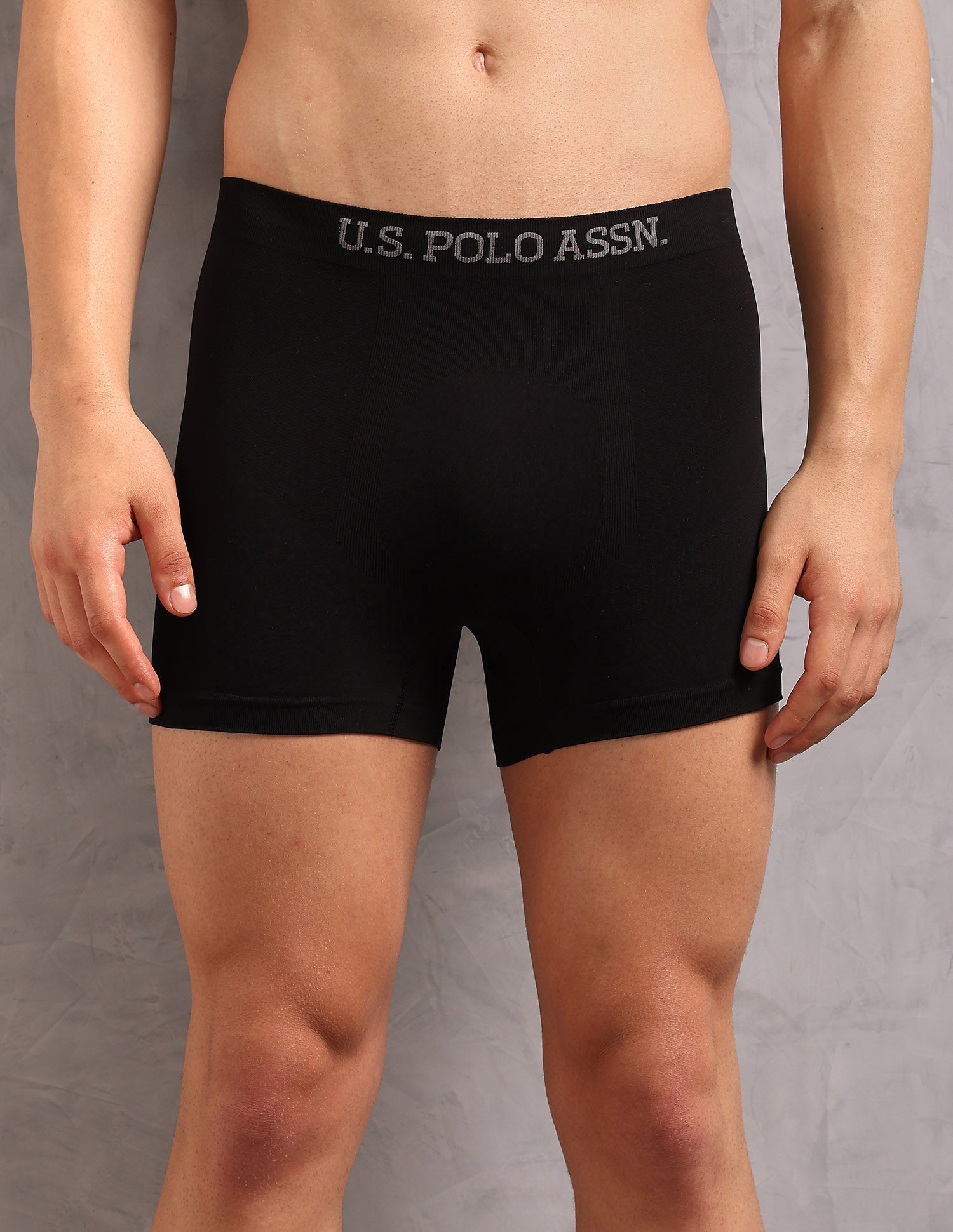 Breathable Stretch Comfort AT003 Trunks - Pack of 1 Black - U.S. POLO ASSN. | Large