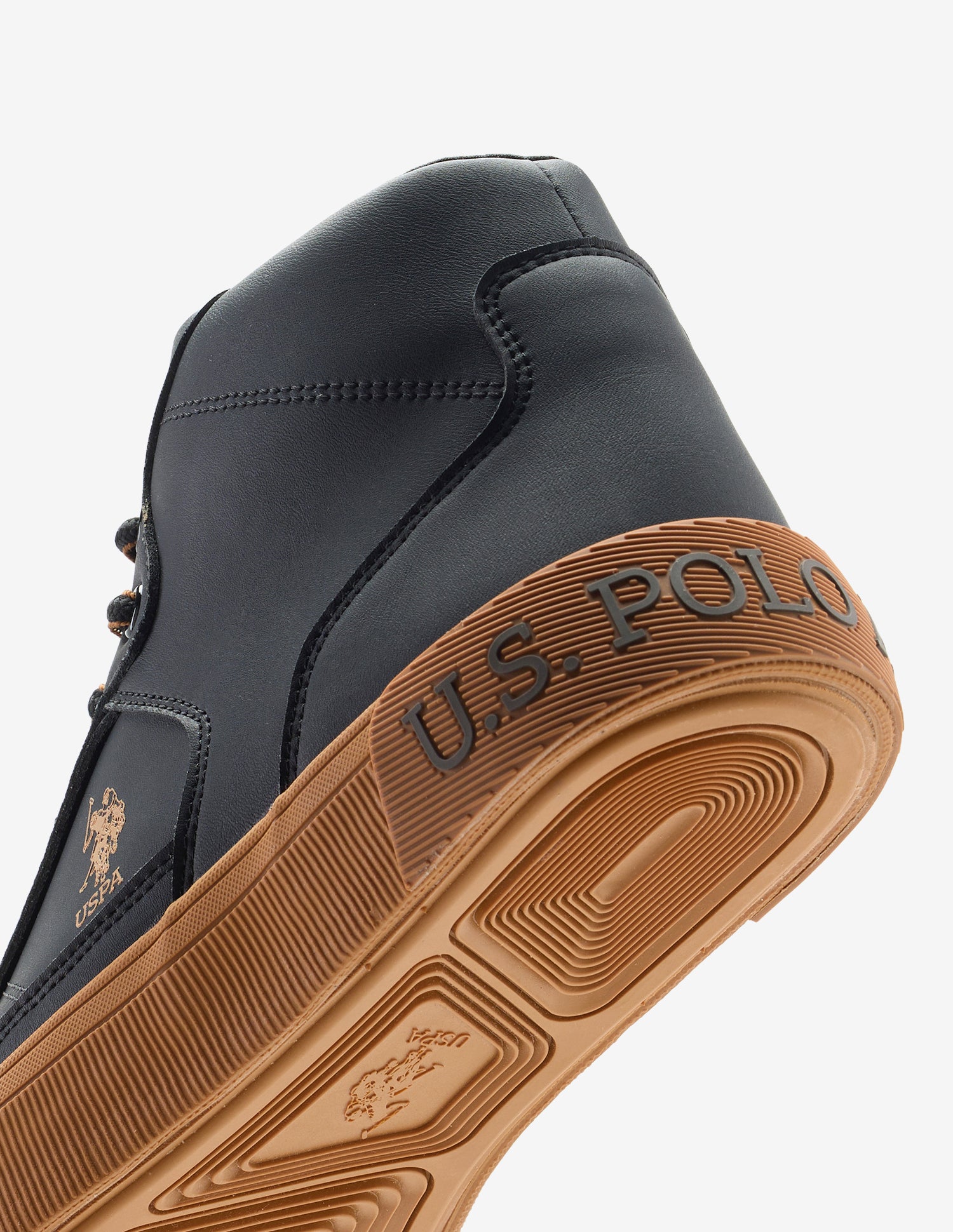 Ricon Mid Top Sneakers Black - U.S. Polo Assn. India | Large