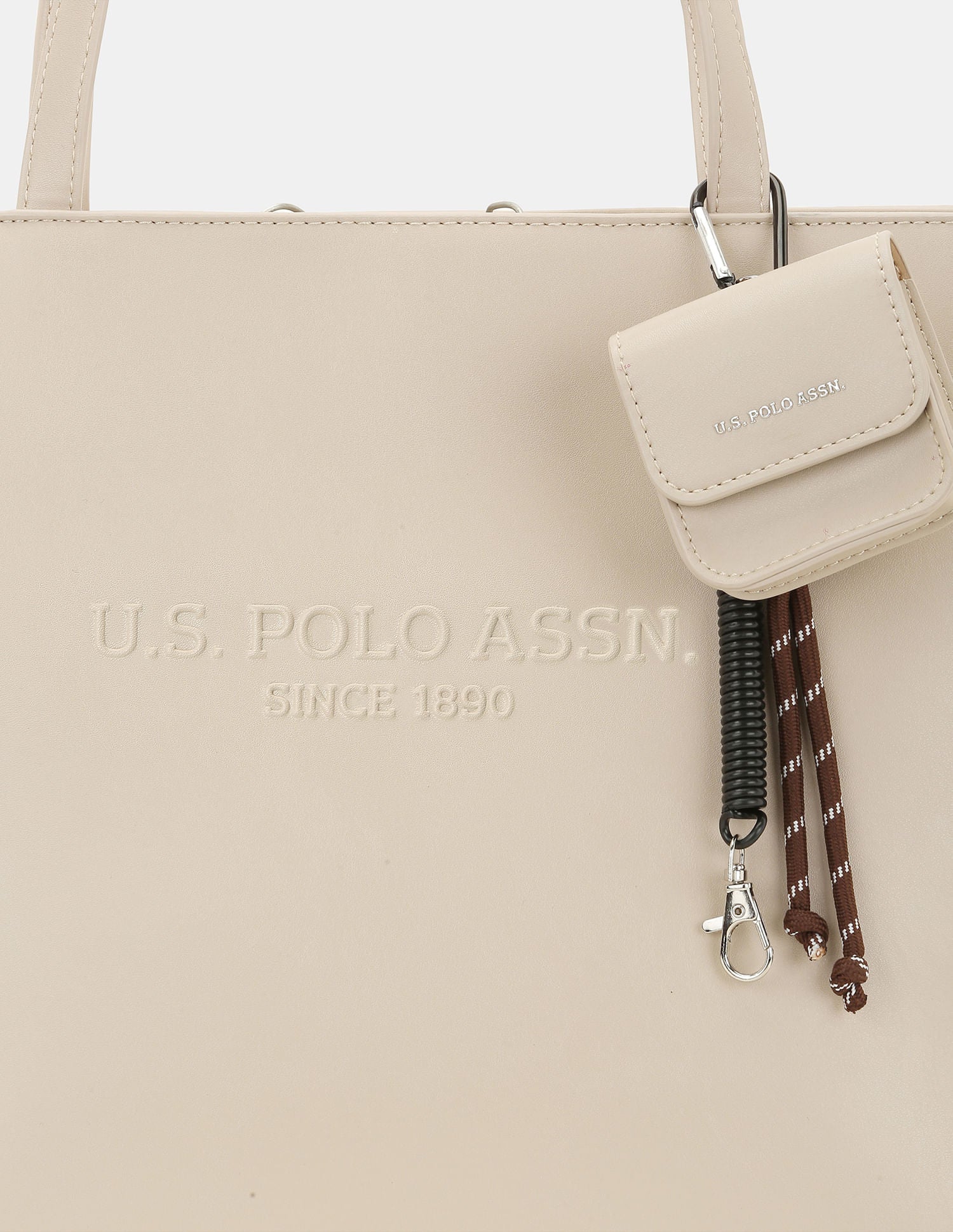 Women Bree Laptop Tote Bag Beige - U.S. POLO ASSN. | Large