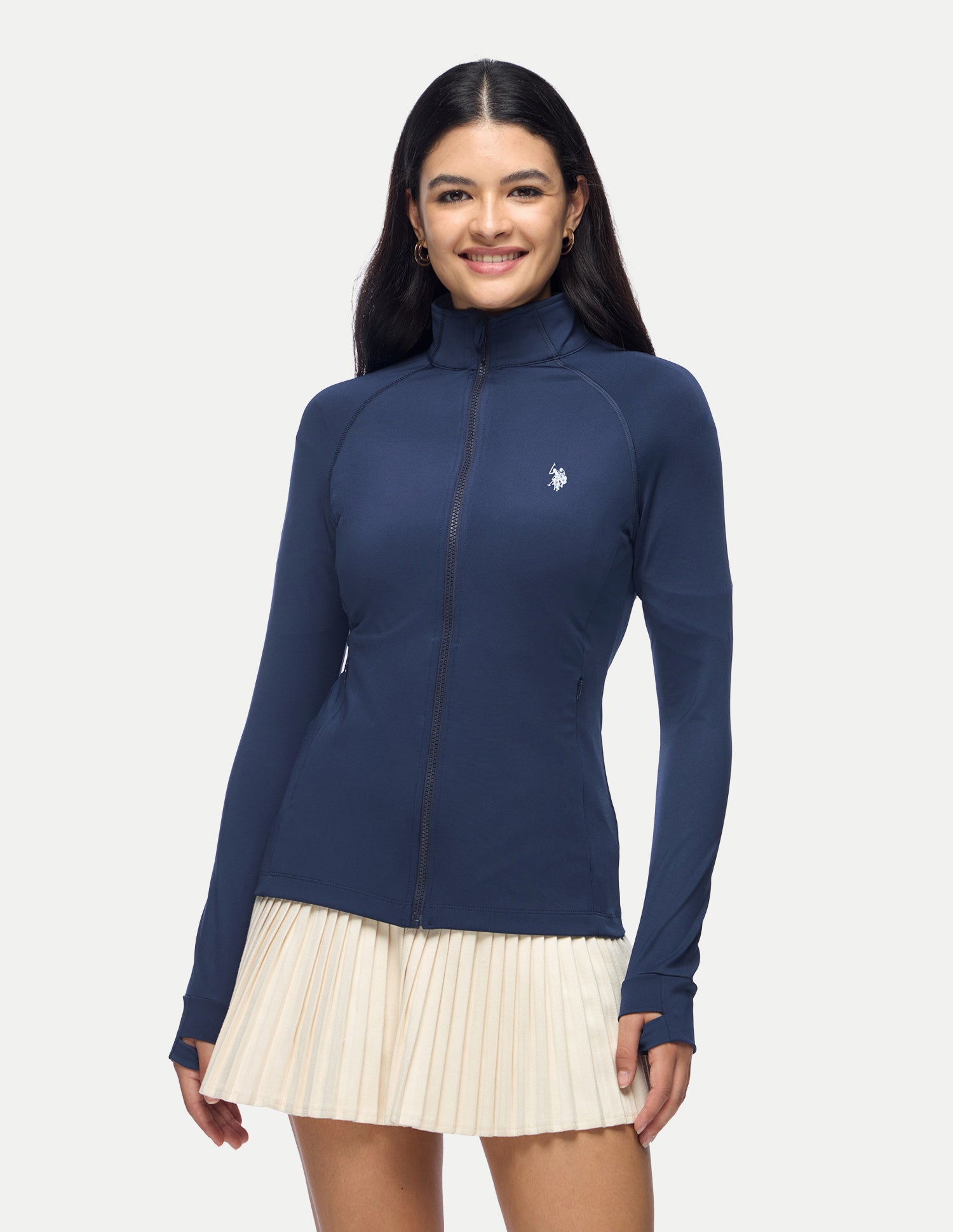Snug Fit Performance Sports Jacket Blue - U.S. Polo Assn. India | Large