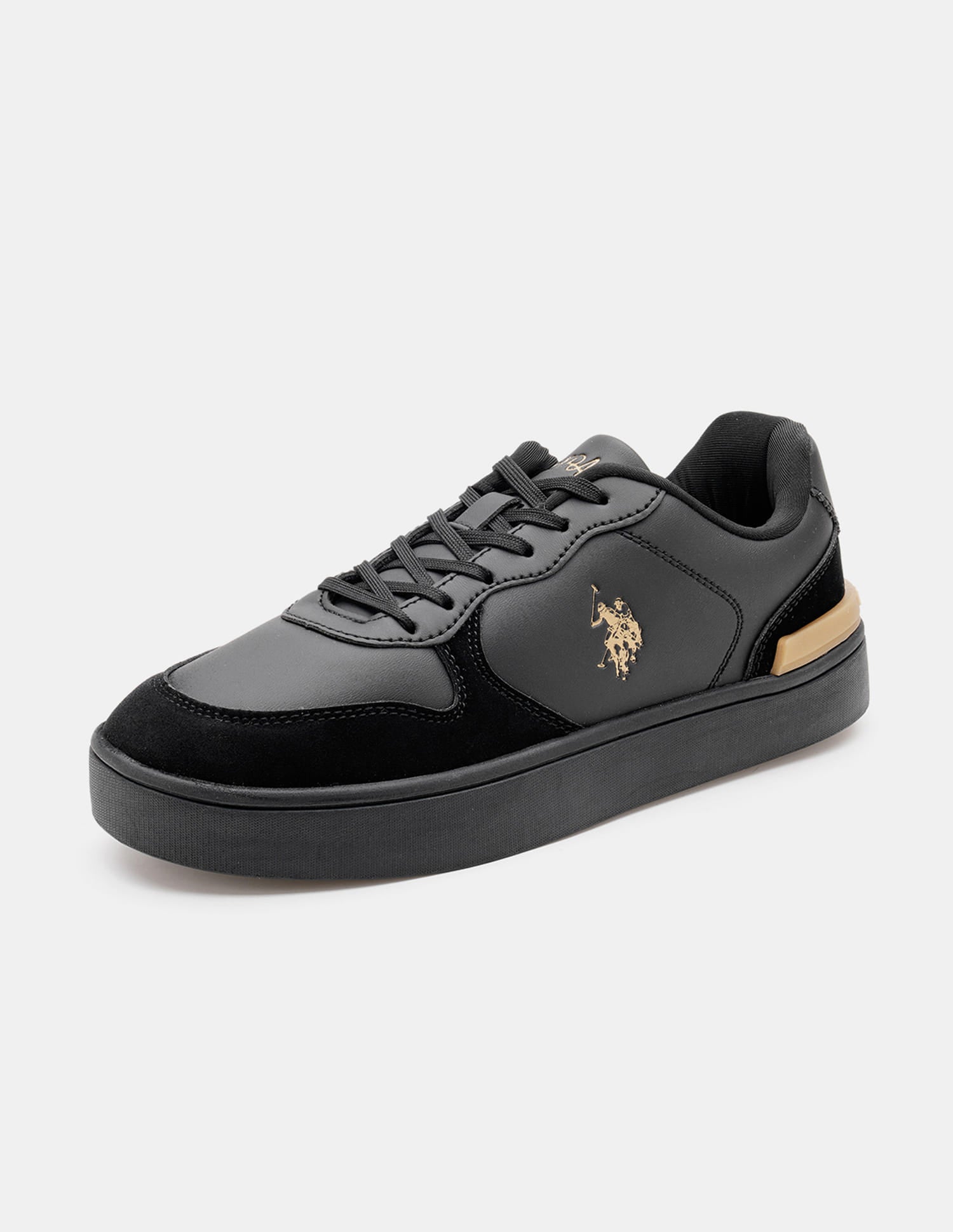 Women Ingrid 2.0 Colour Blocked Sneakers Black - U.S. Polo Assn. India | Large