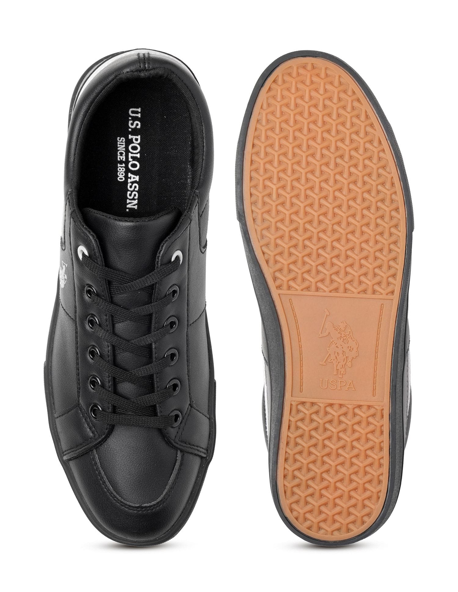 Men Clarkin 5.0 Colourblocked Sneakers Black - U.S. Polo Assn. India | Large